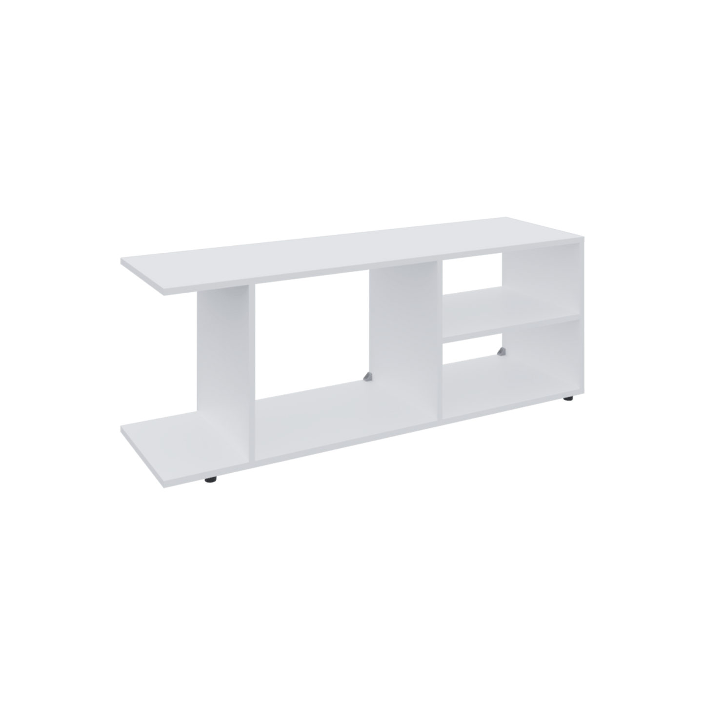 Rack De Tv 50'' Goodwood 45X120X34 Rta Blanco Zf