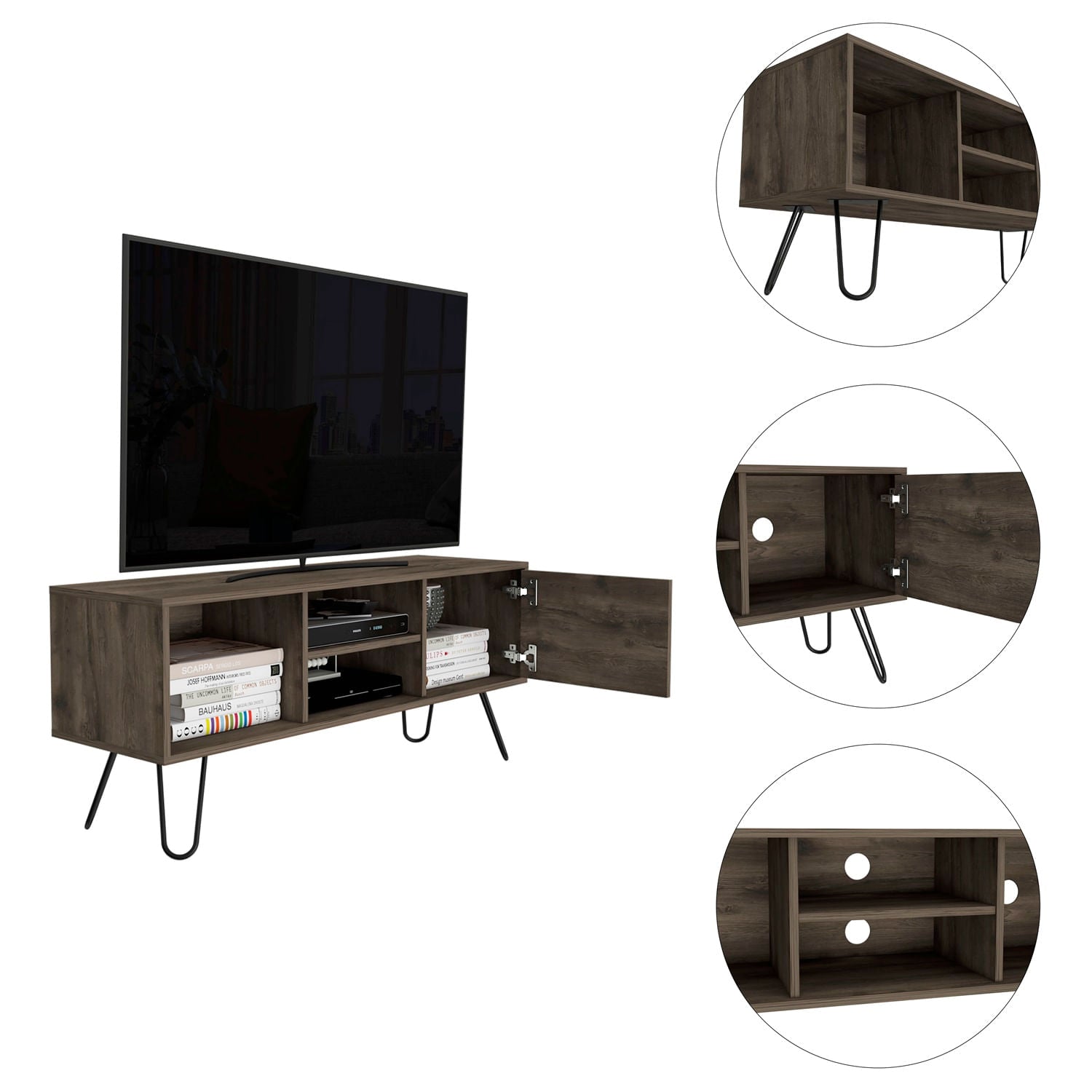 Mueble Para Tv 50'' Andorra 115 X 50 Rta Bellota