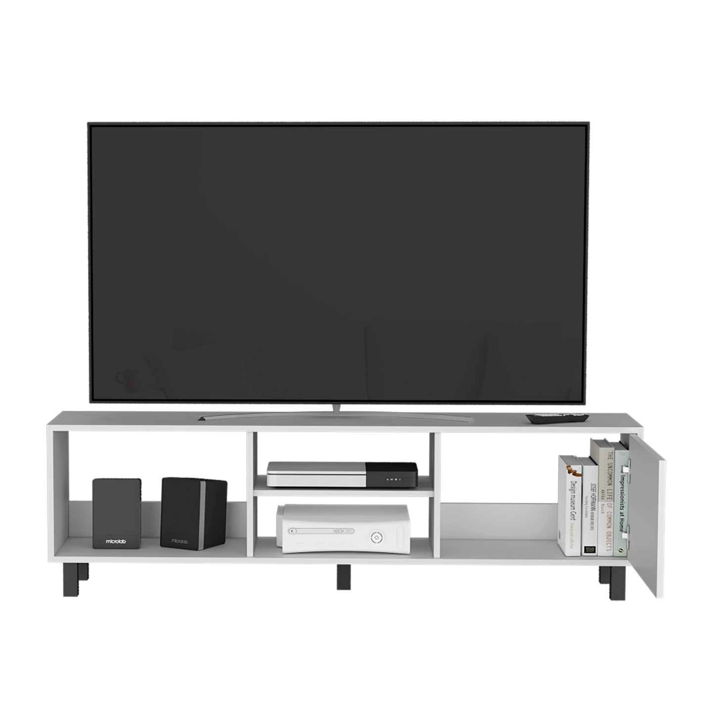 Rack Para Tv 70'' Tunez Plus Finlandek Blanco