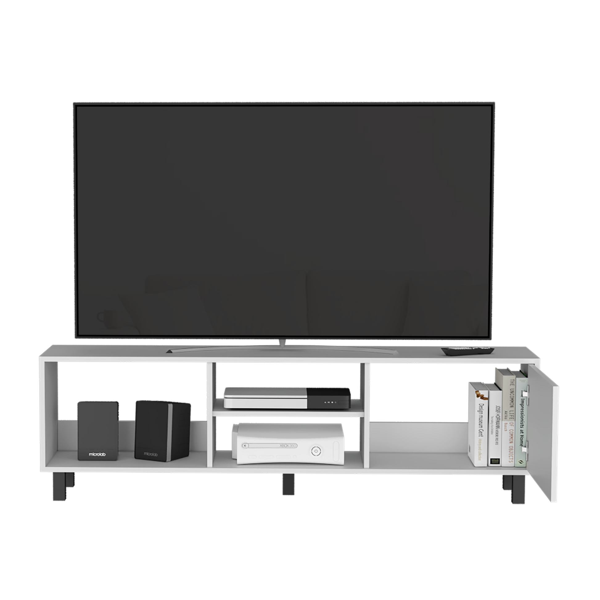 Rack Para Tv 70'' Tunez Plus Finlandek Blanco