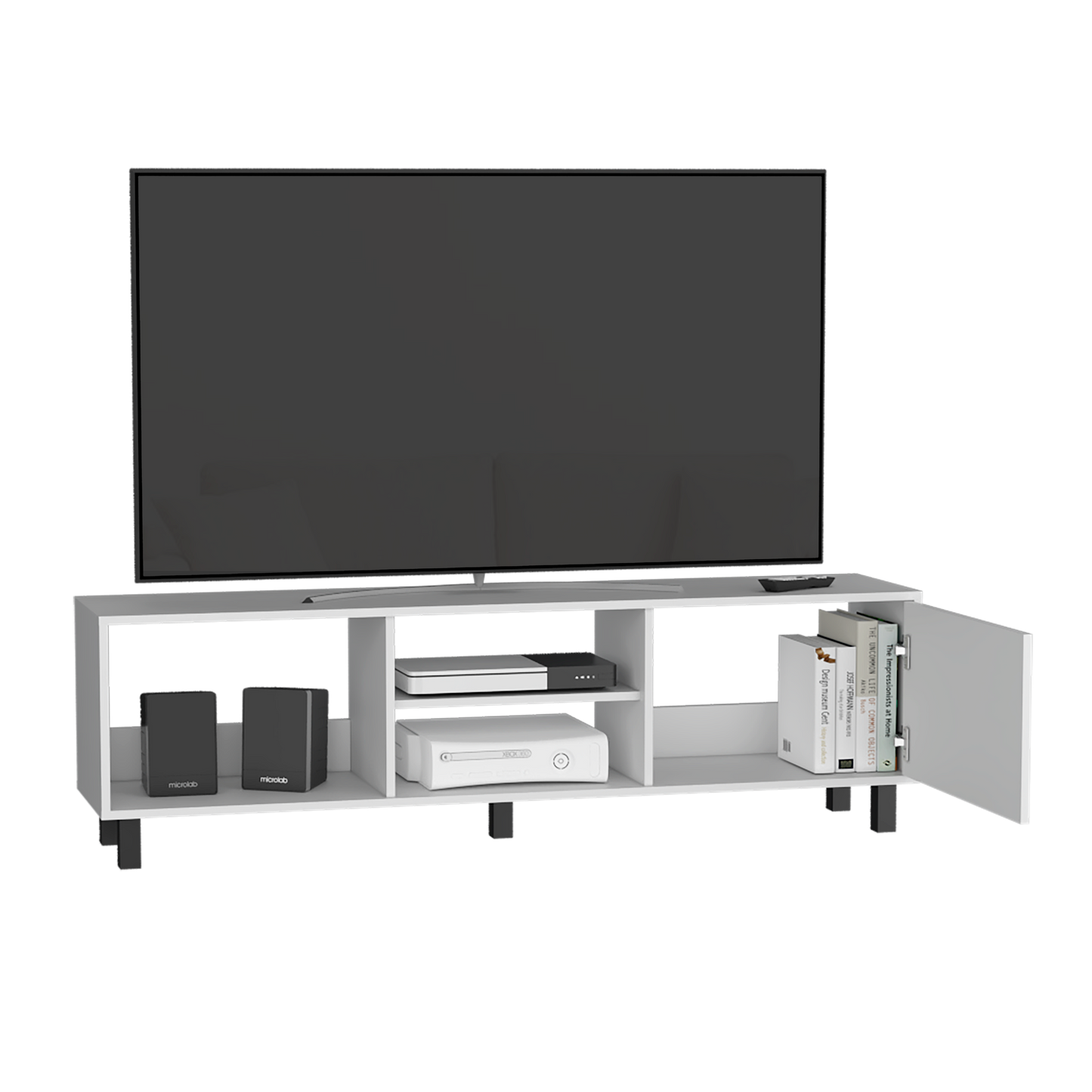 Rack Para Tv 70'' Tunez Plus Finlandek Blanco