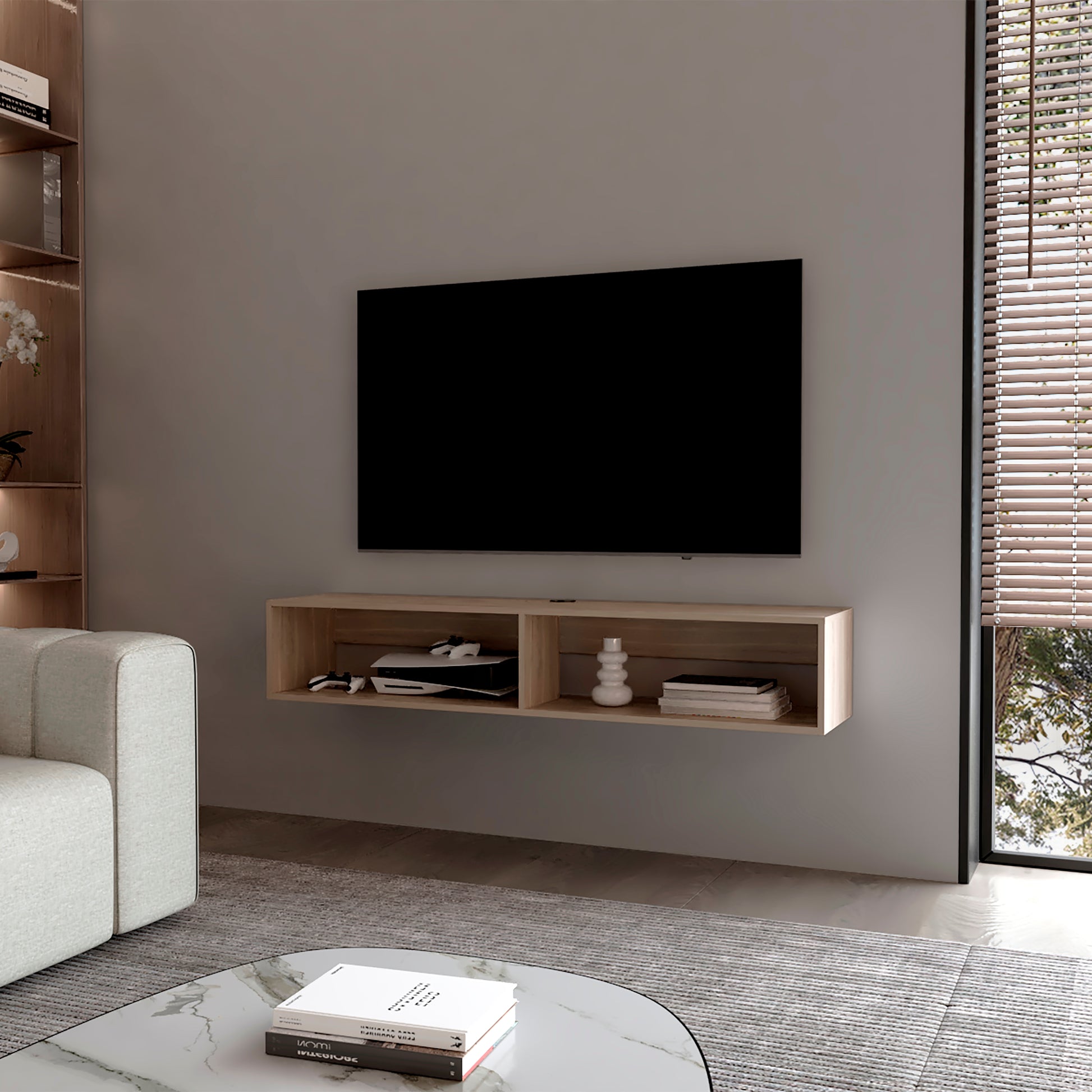 Rack Tv 65'' Flotante 26X150 Rta Bardolino Zf
