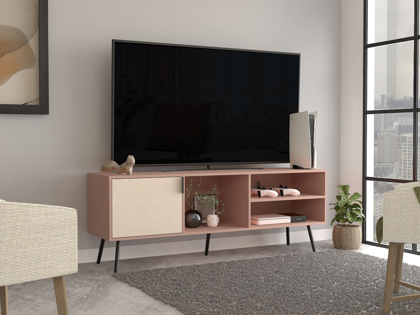 Rack Para Tv 65'' Vulcan 58X160 Rta Arupo Toquilla