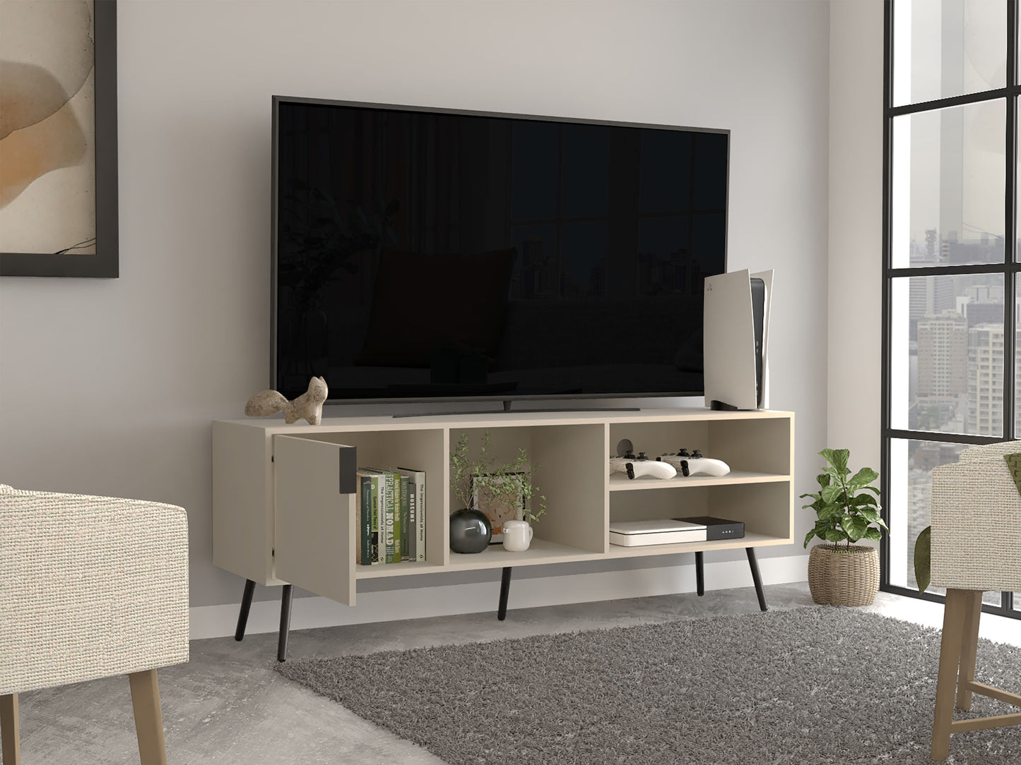 Rack Para Tv 65'' Vulcan 58X160 Rta Capri