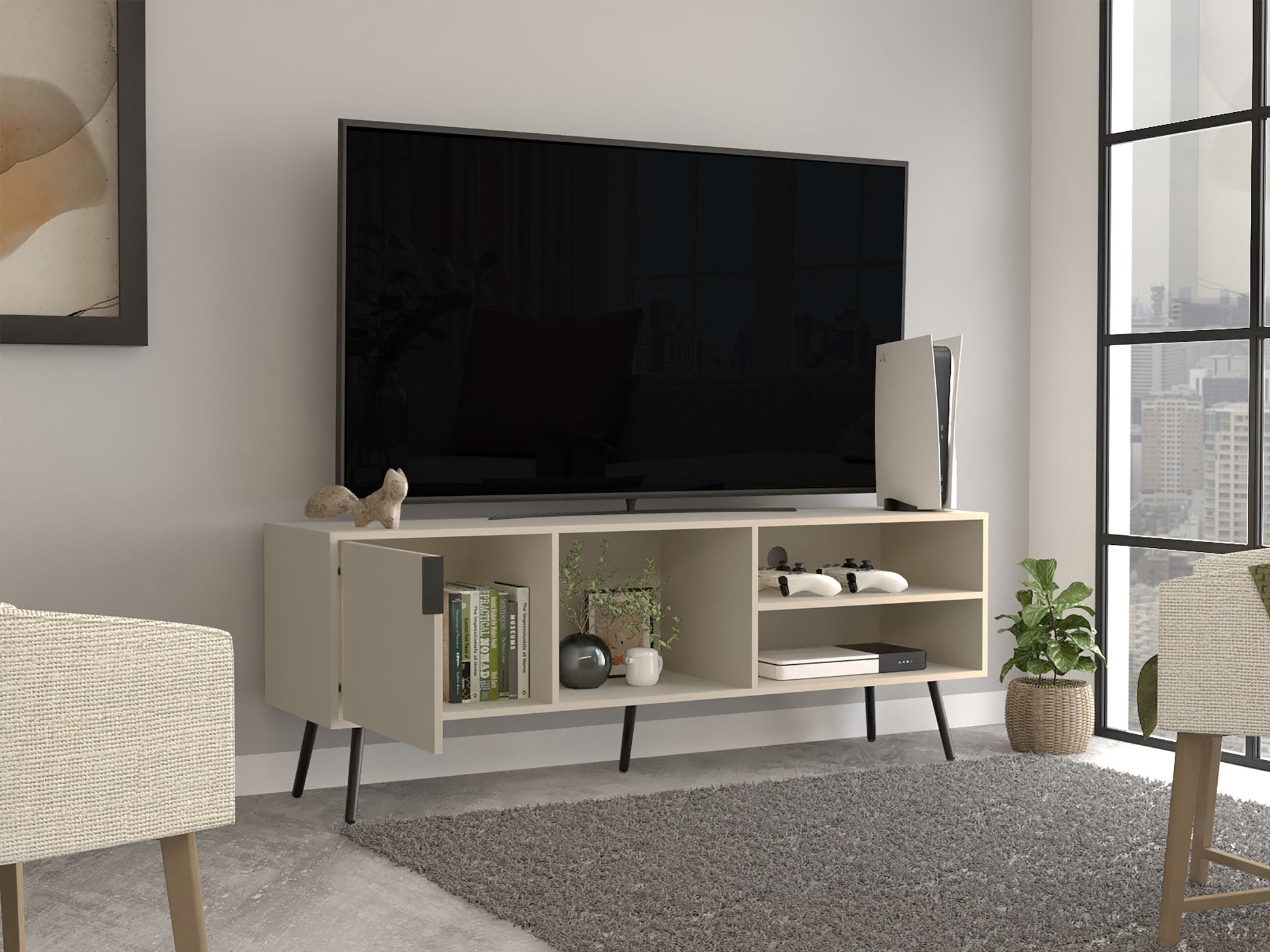 Rack Para Tv 65'' Vulcan 58X160 Rta Capri