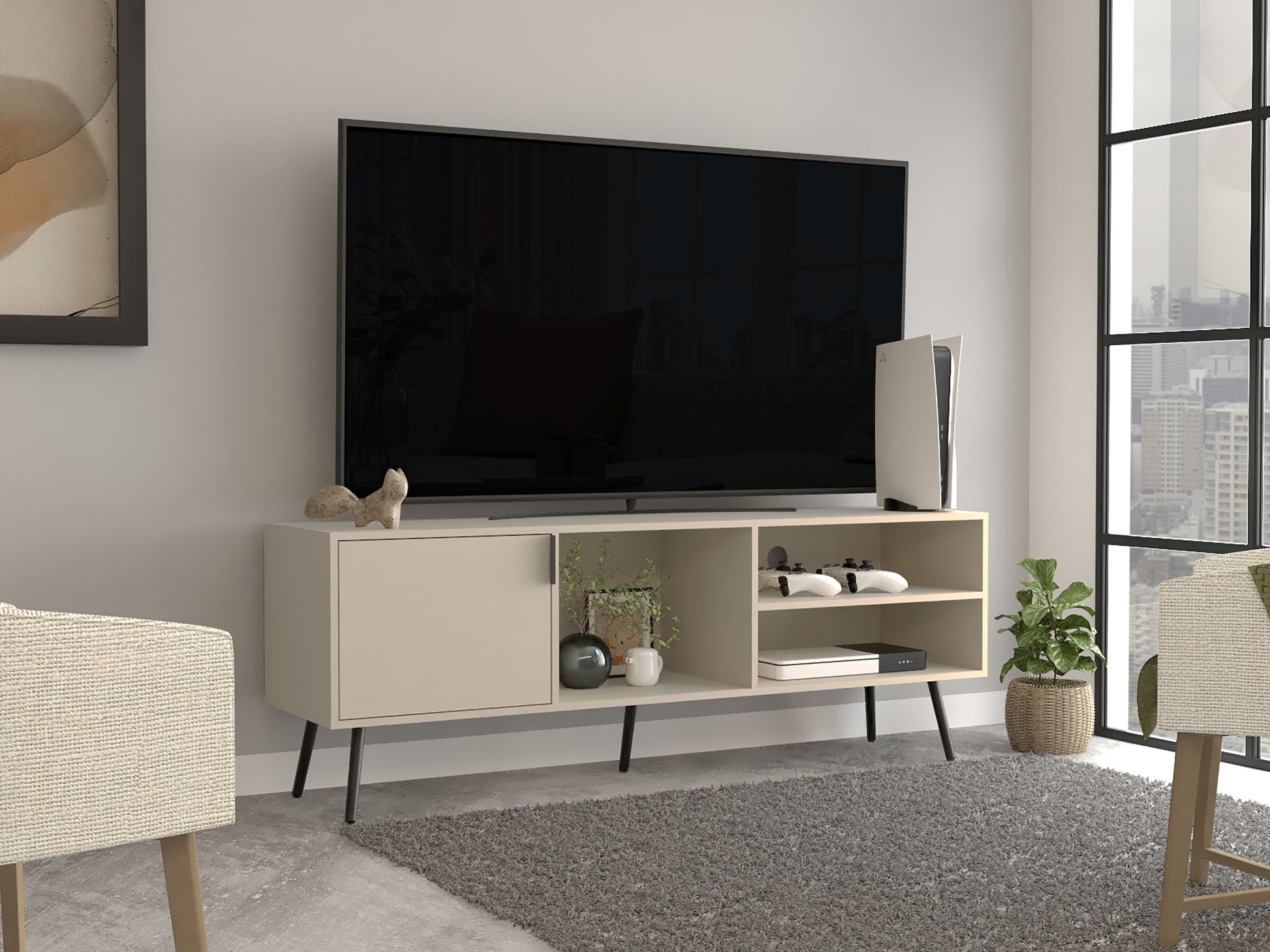 Rack Para Tv 65'' Vulcan 58X160 Rta Capri