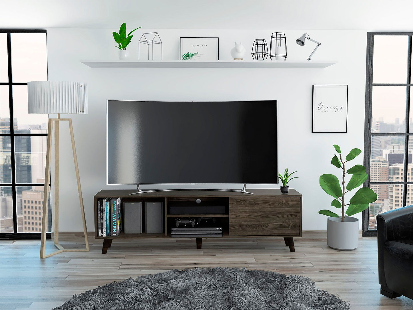 Rack Para Tv Cincinnati Milan