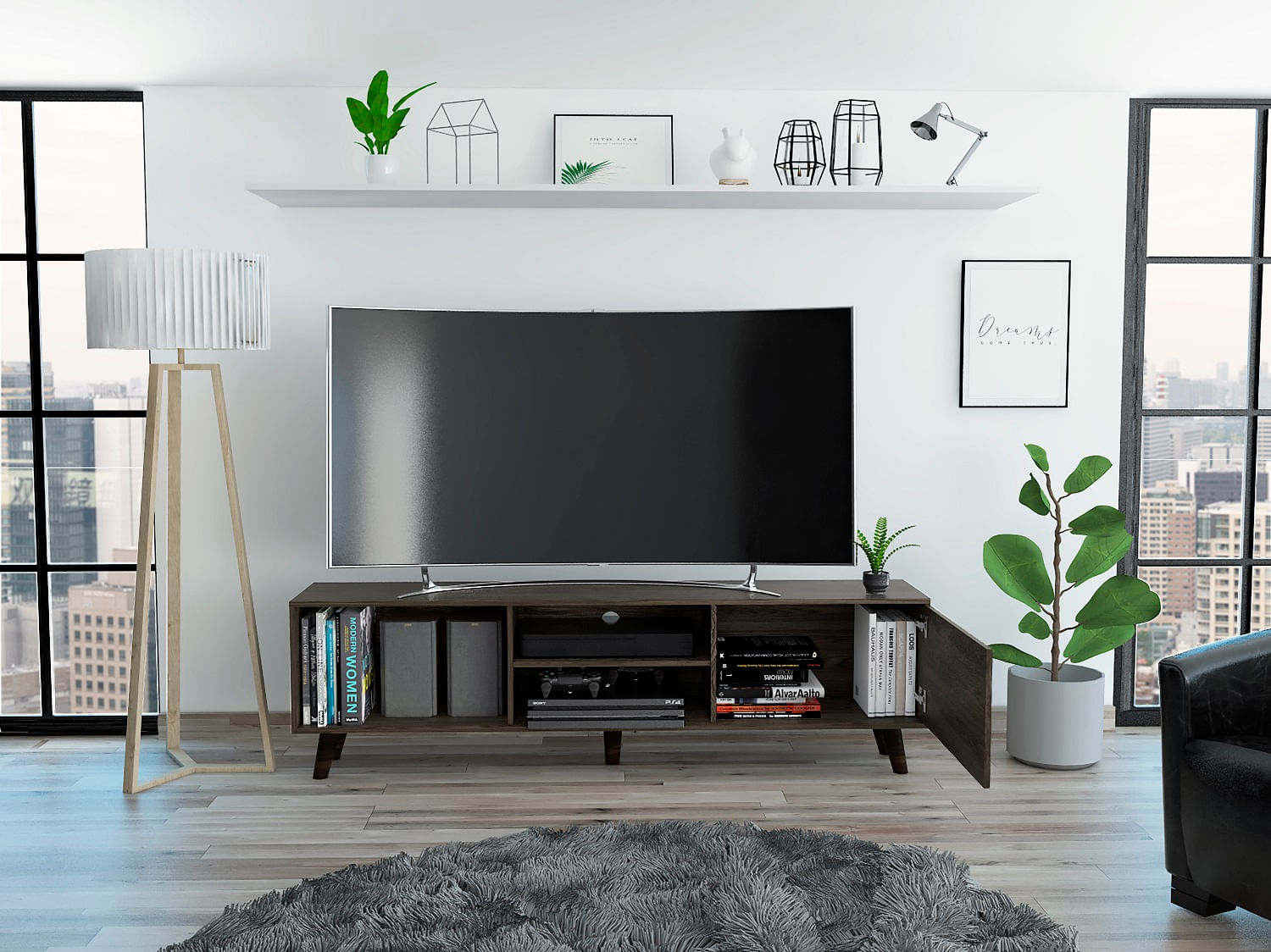 Rack Para Tv Cincinnati Milan