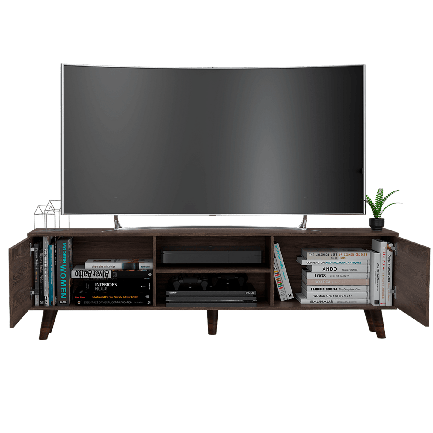 Rack Para Tv 80'' Z 180 2P Rta Milan