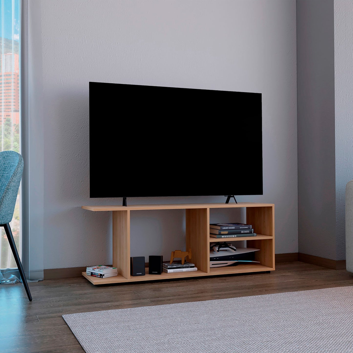 Rack De Tv 50'' Goodwood 45X120X34 Rta Fresno