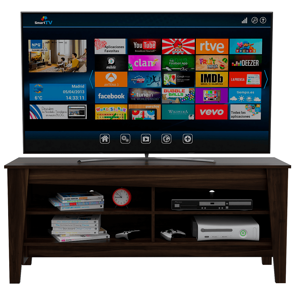 Rack Para Tv Moscu Nogal