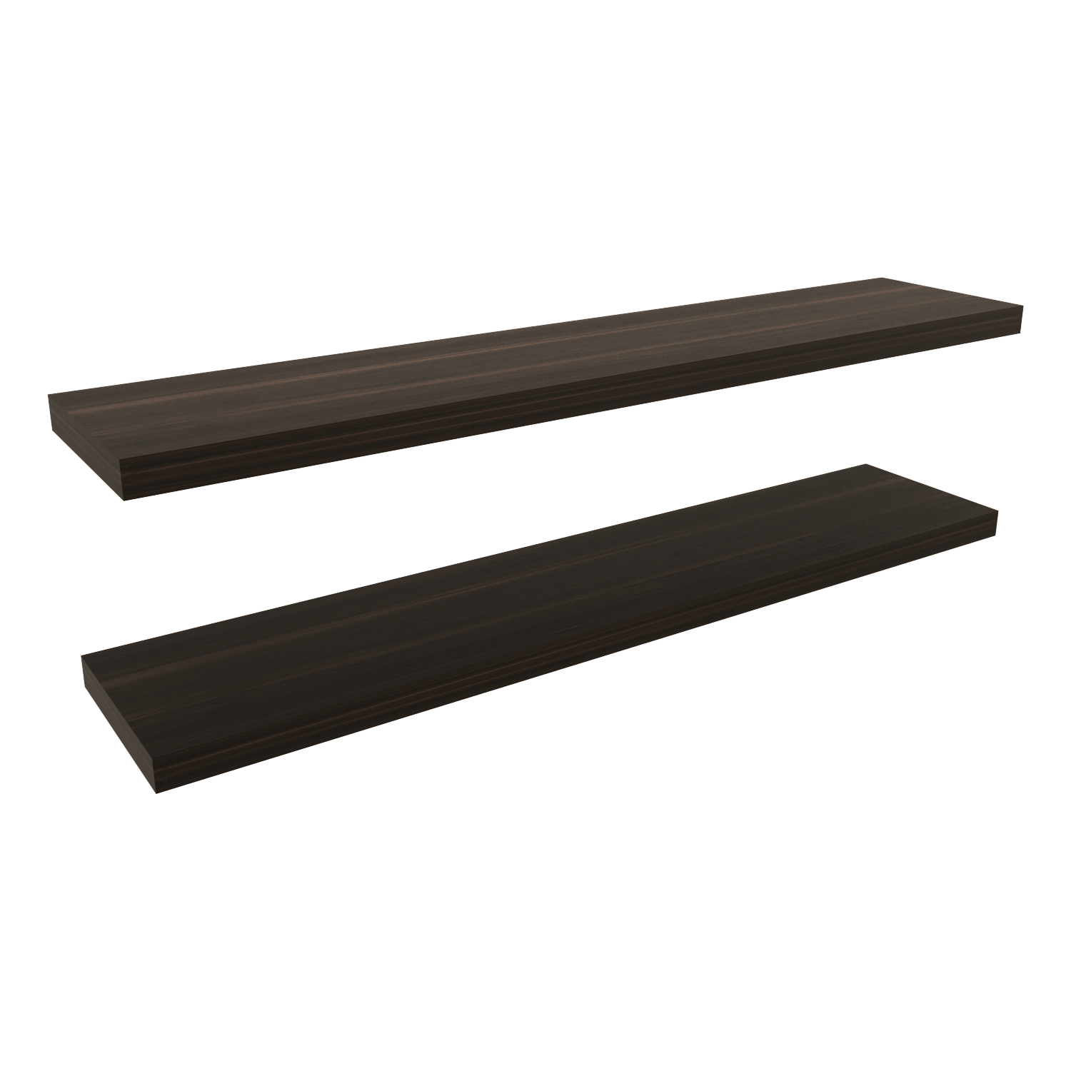 Repisa Flotante 120 X 25 Rta Habano