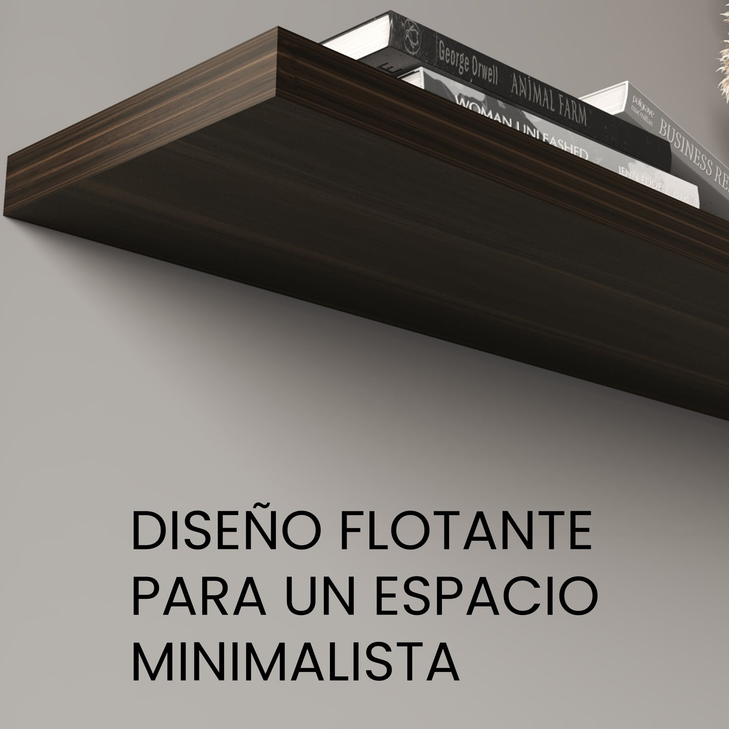 Repisa Flotante 120 X 25 Rta Habano