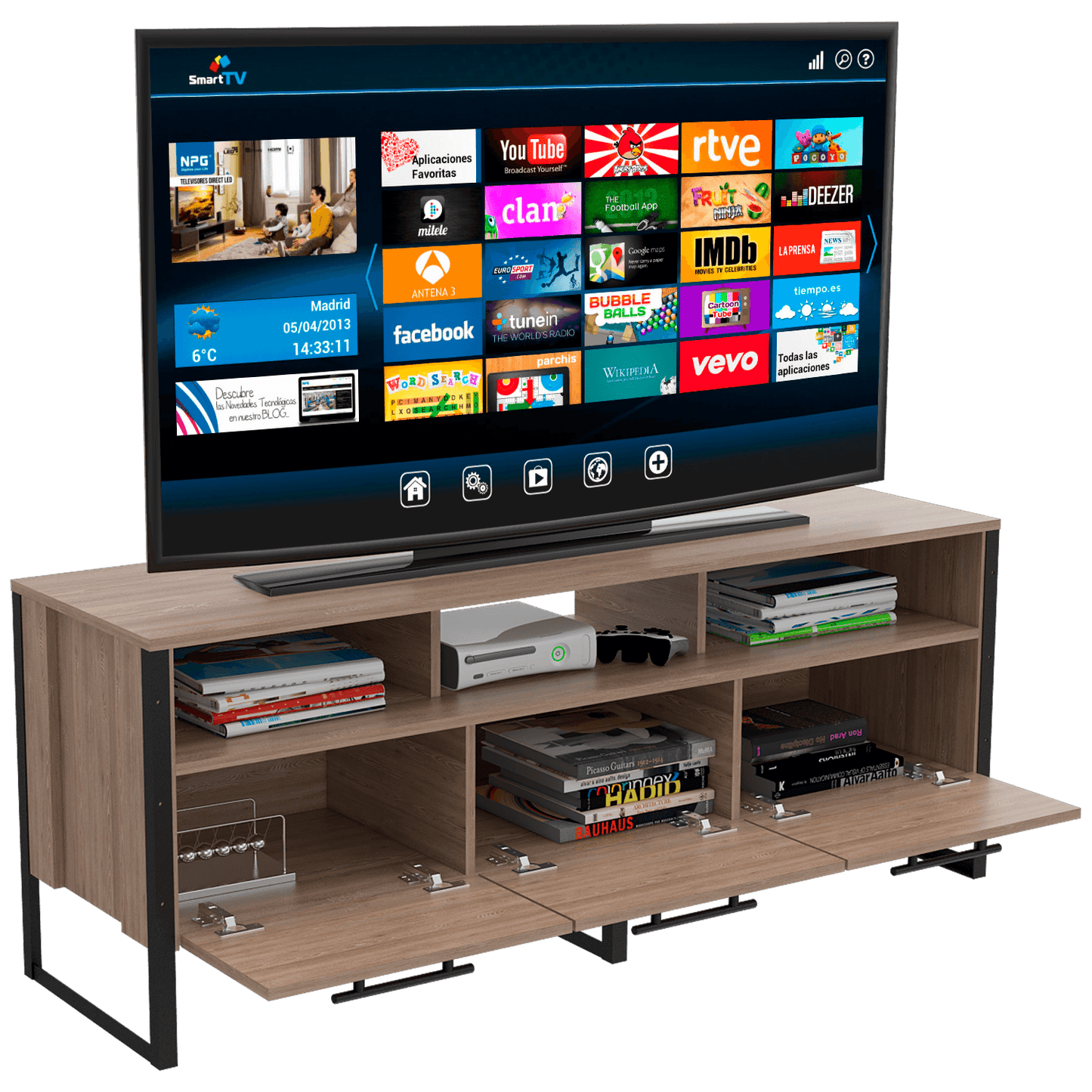 Rack Para Tv Magnum Miel