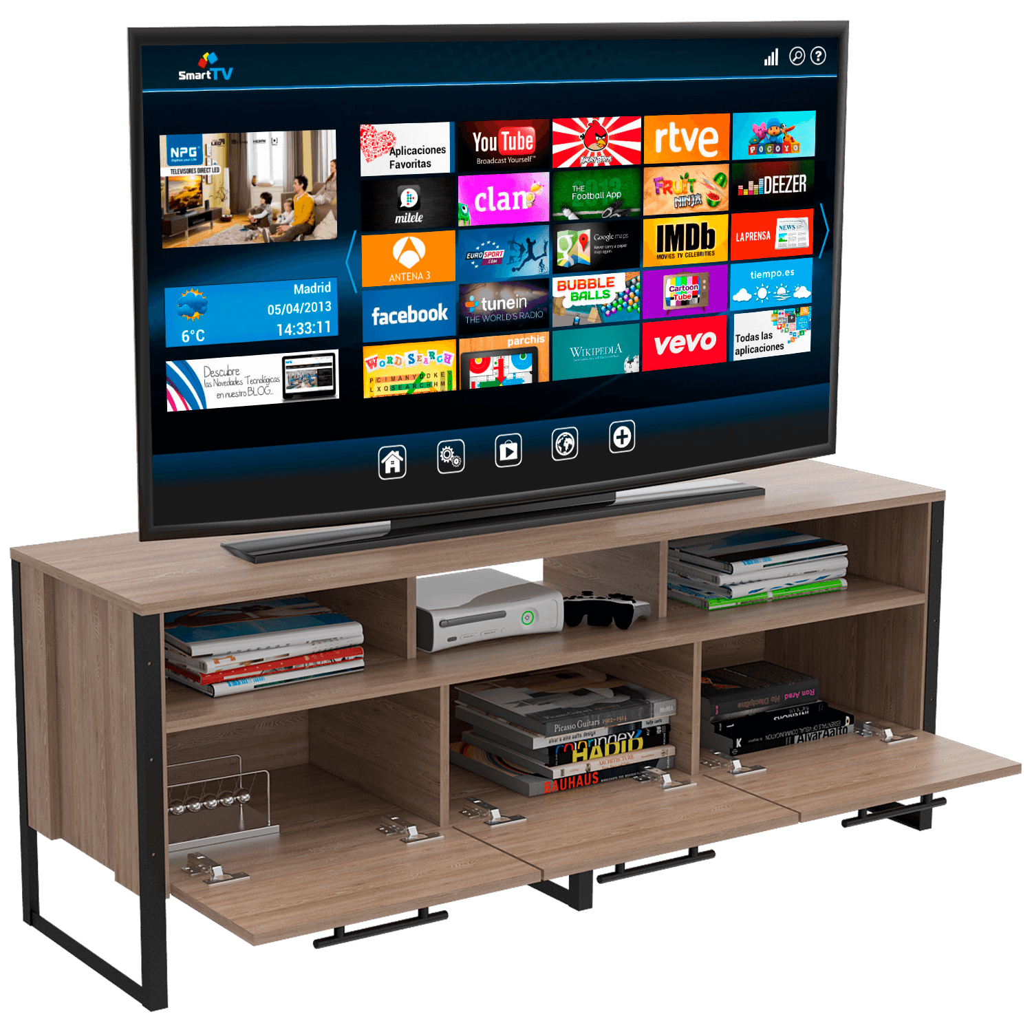 Rack Para Tv Magnum Miel