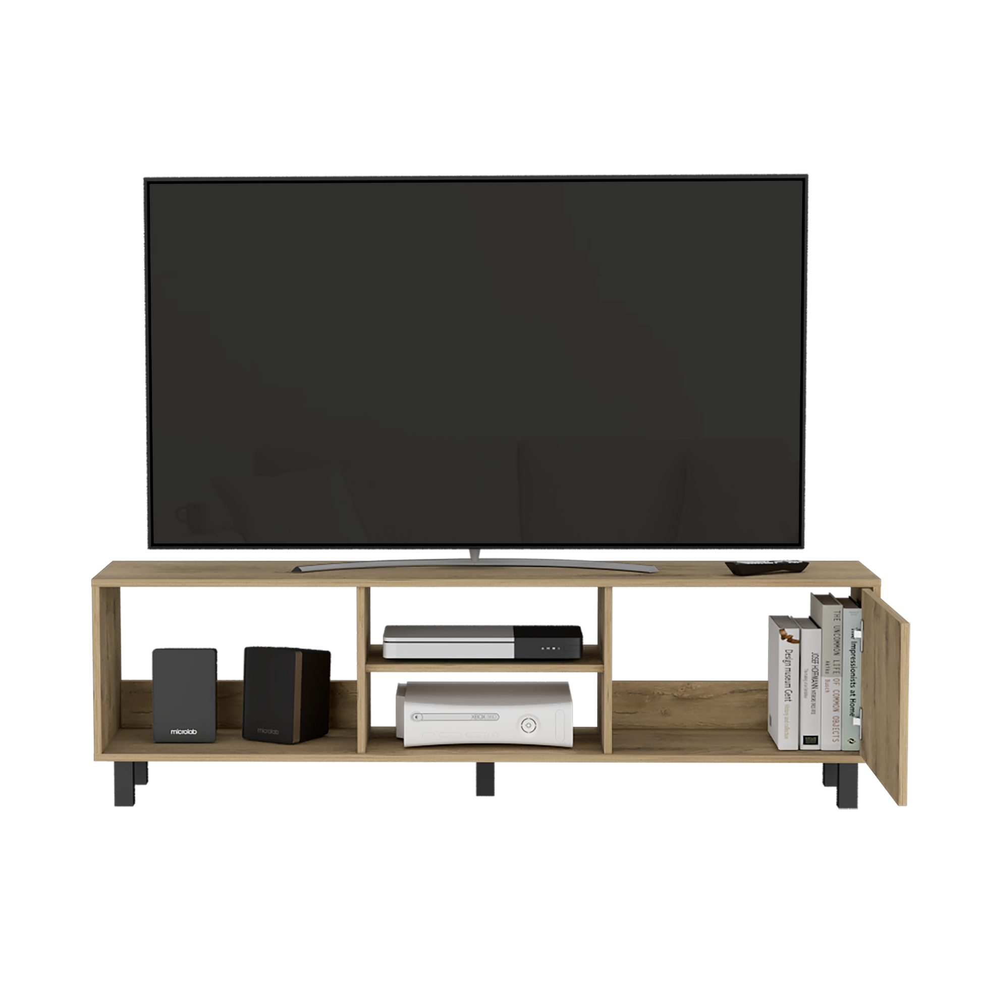 Rack Para Tv 70'' Tunez Plus Finlandek Macadamia