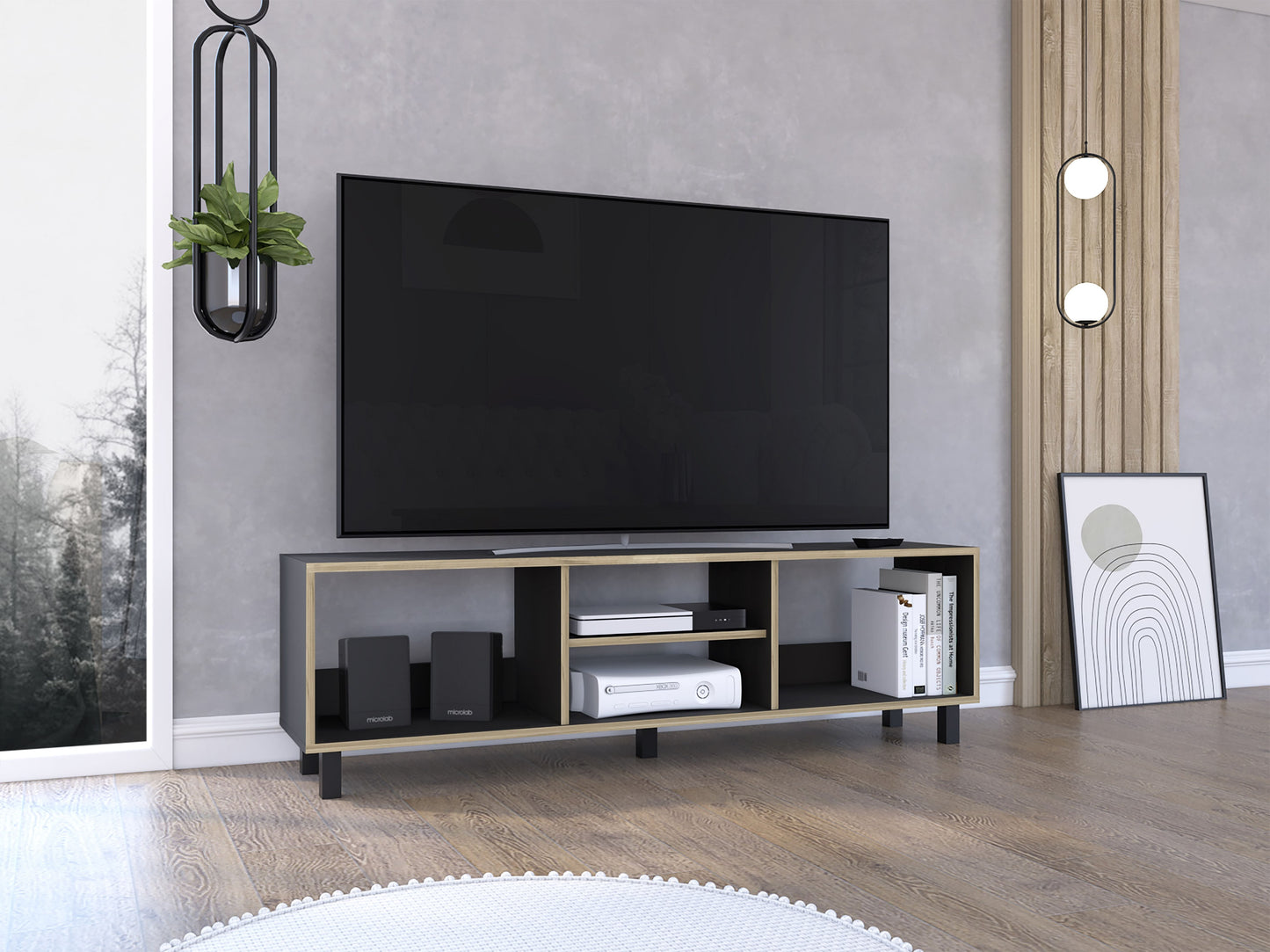 Rack Para Tv Tunez 160 Rta Wengue