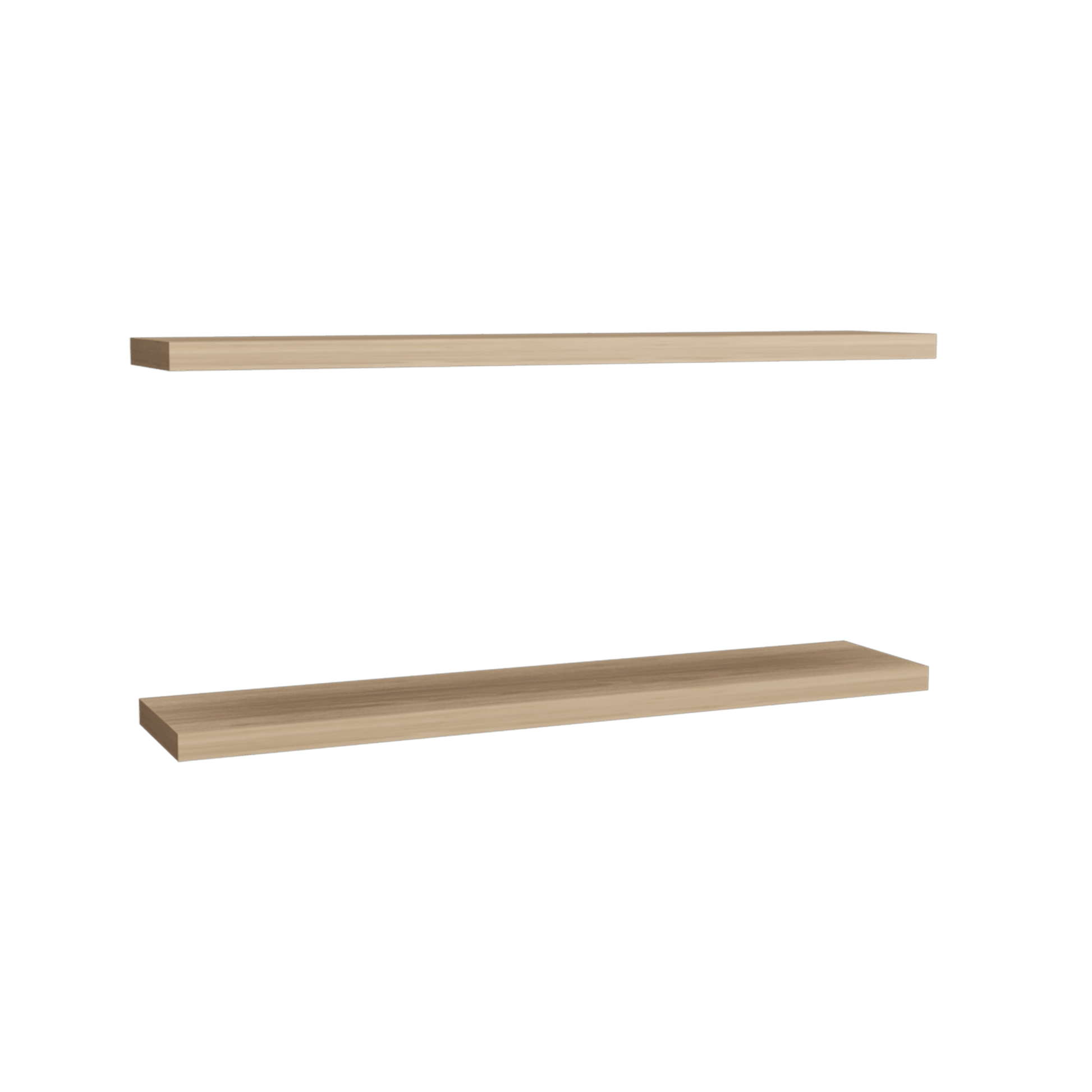 Repisa Flotante 3X120X25 Rta Rovere X2Un Zf