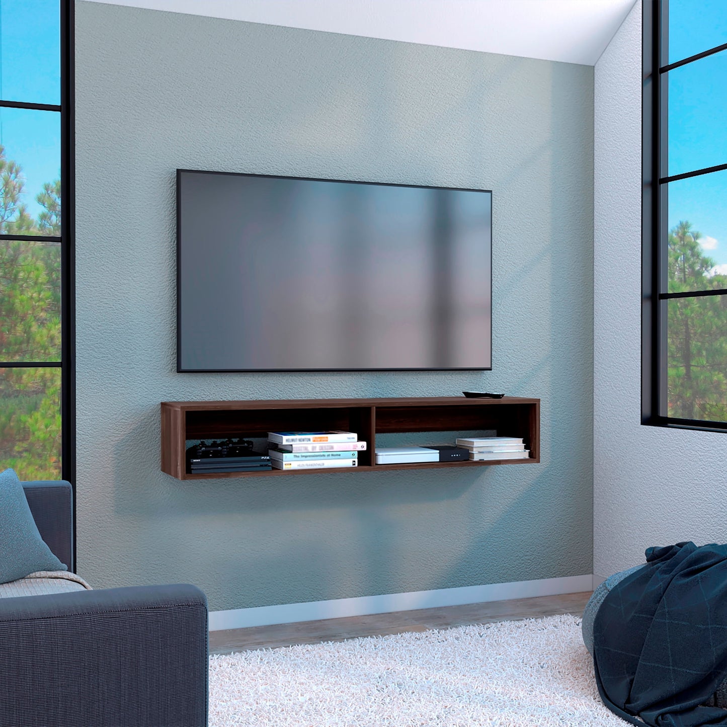 Rack Tv 65'' Flotante 26X150 Rta Siena
