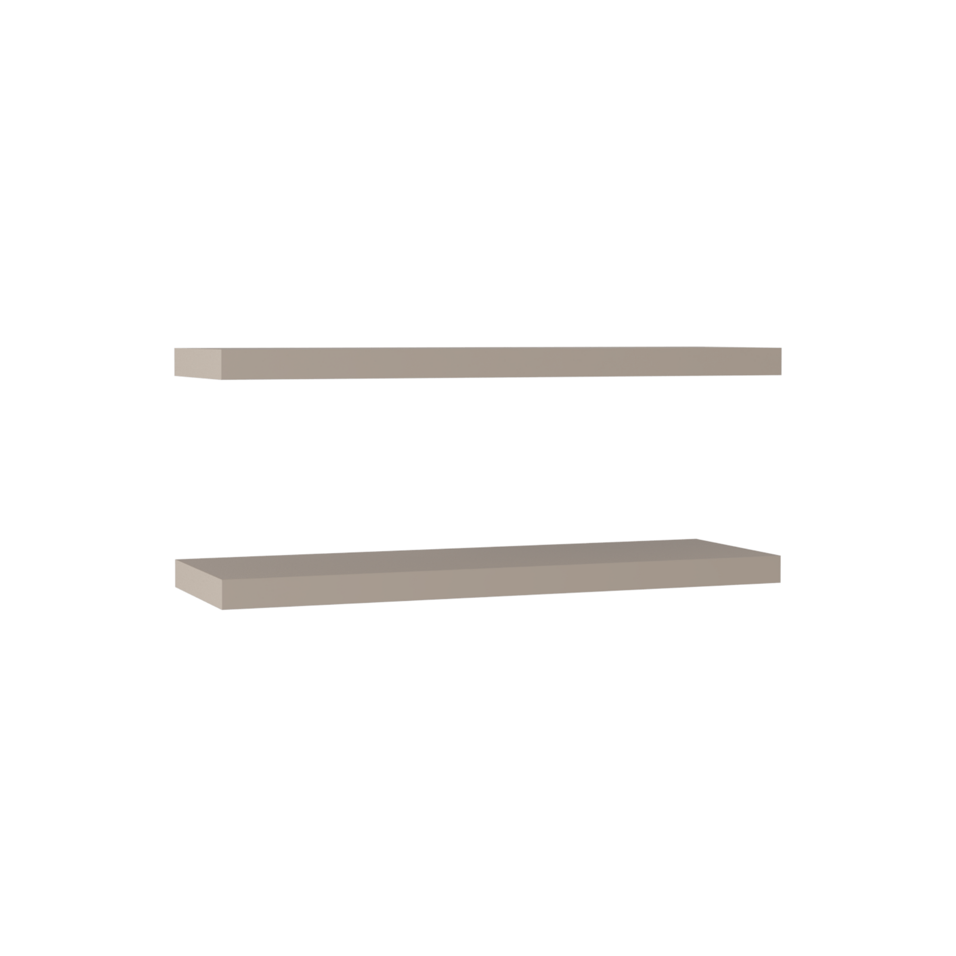 Repisa Flotante 3X80X24 Rta Taupe Zf