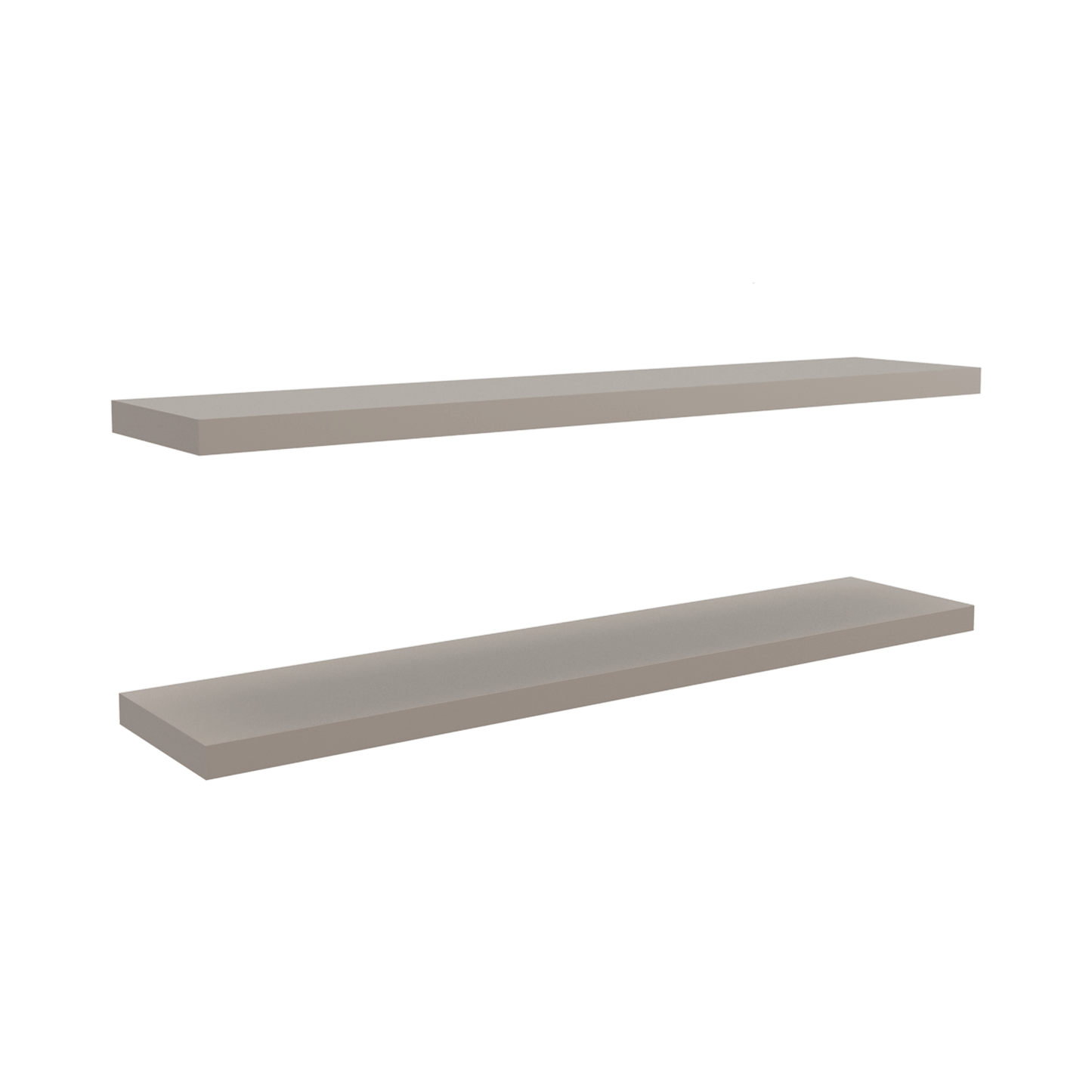 Repisa Flotante 3X120X25 Rta Taupe X2Un Zf