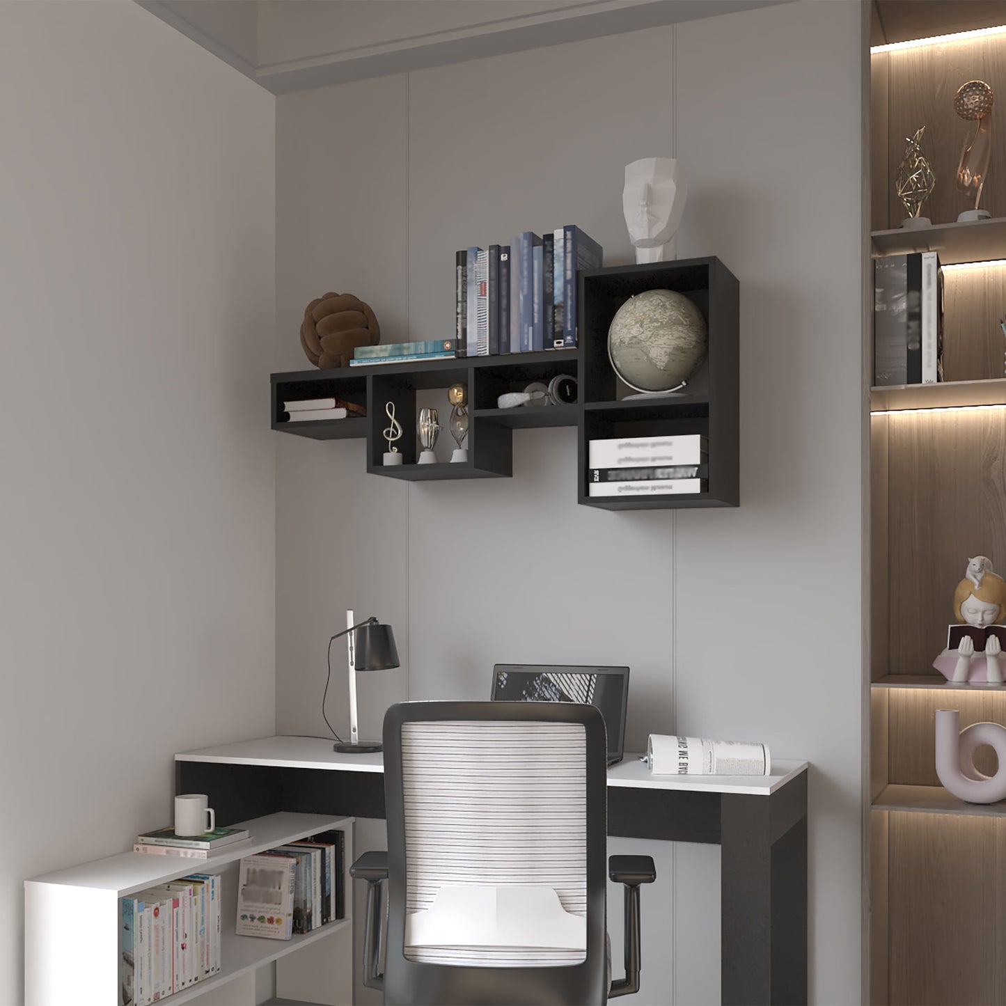 Repisa Wall 1A 56X120X25 Rta Wengue Zf