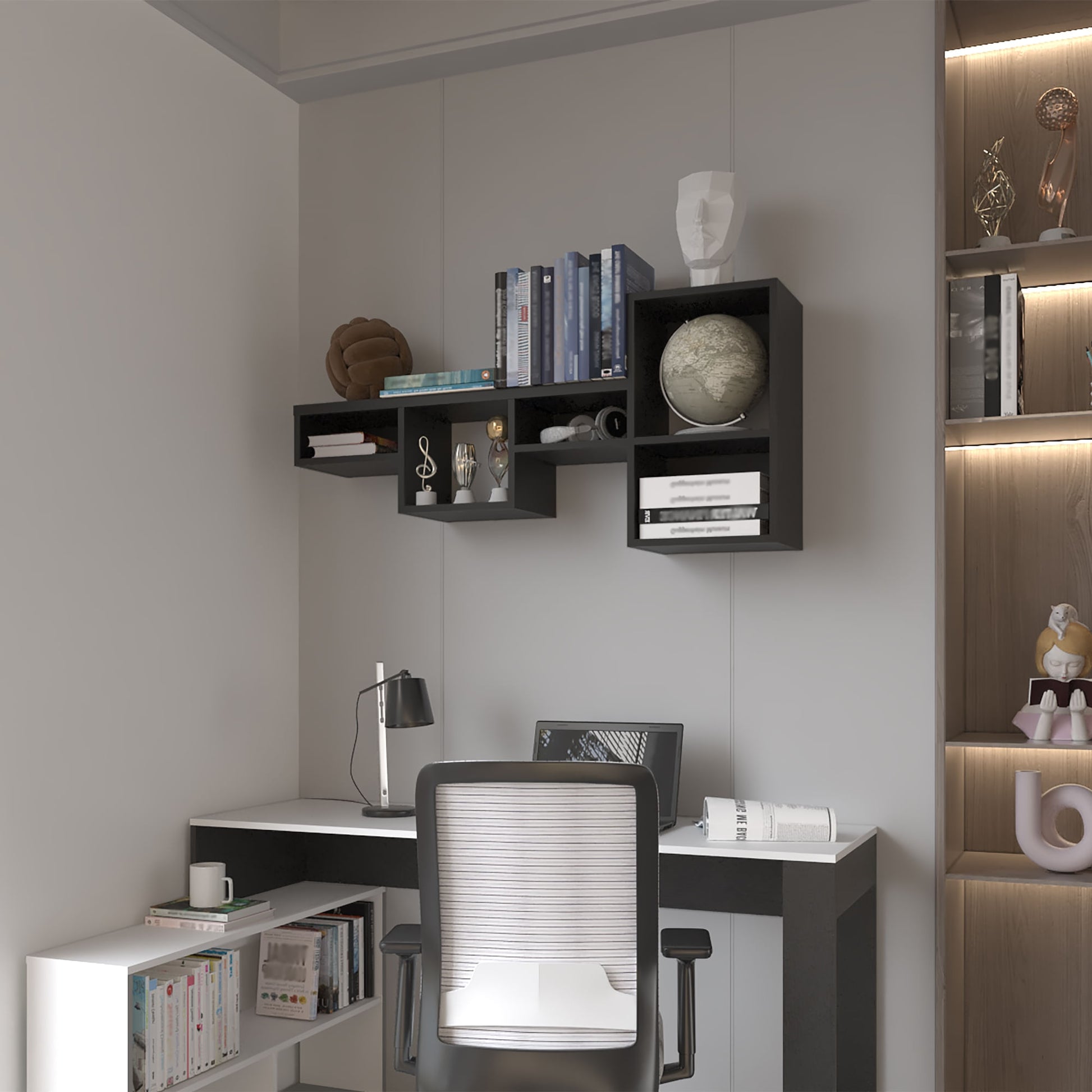Repisa Wall 1A 56X120X25 Rta Wengue Zf