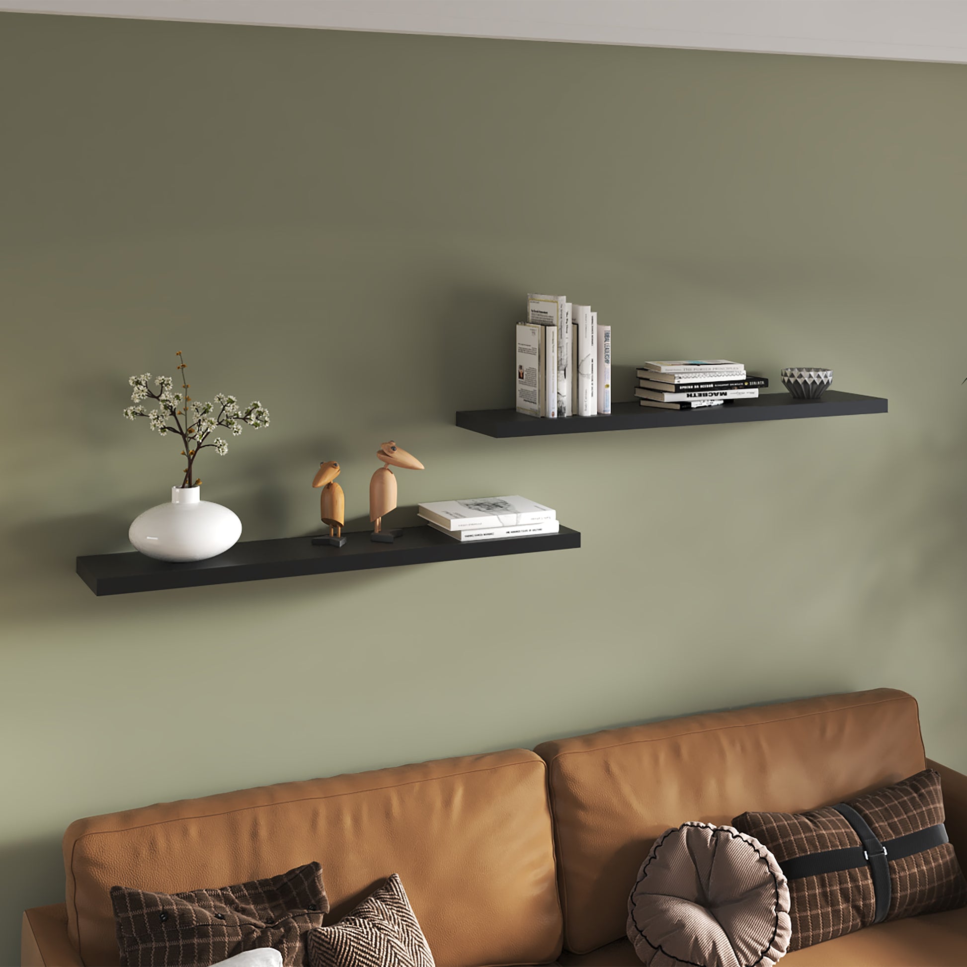 Repisa Flotante 120 X 25 Rta Wengue