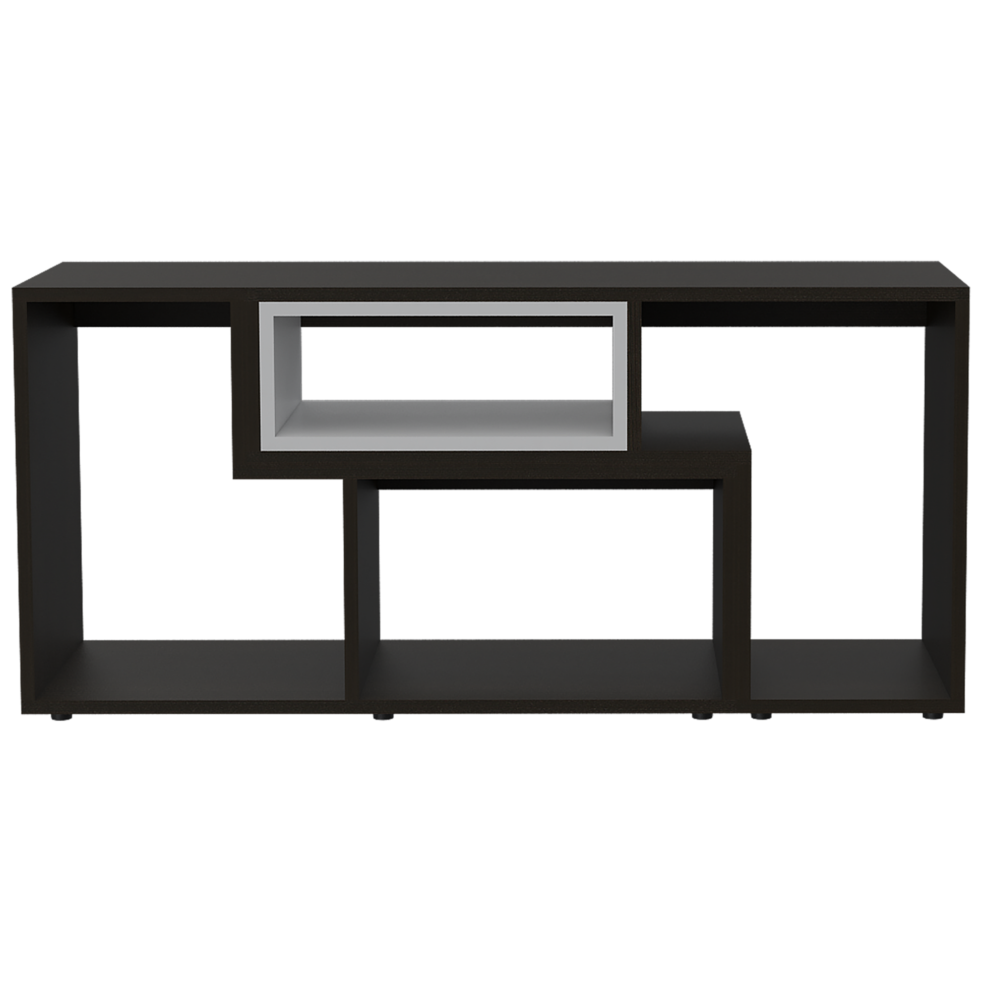 Rack Tv Extensible Zembrano Rta Wengue + Blanco