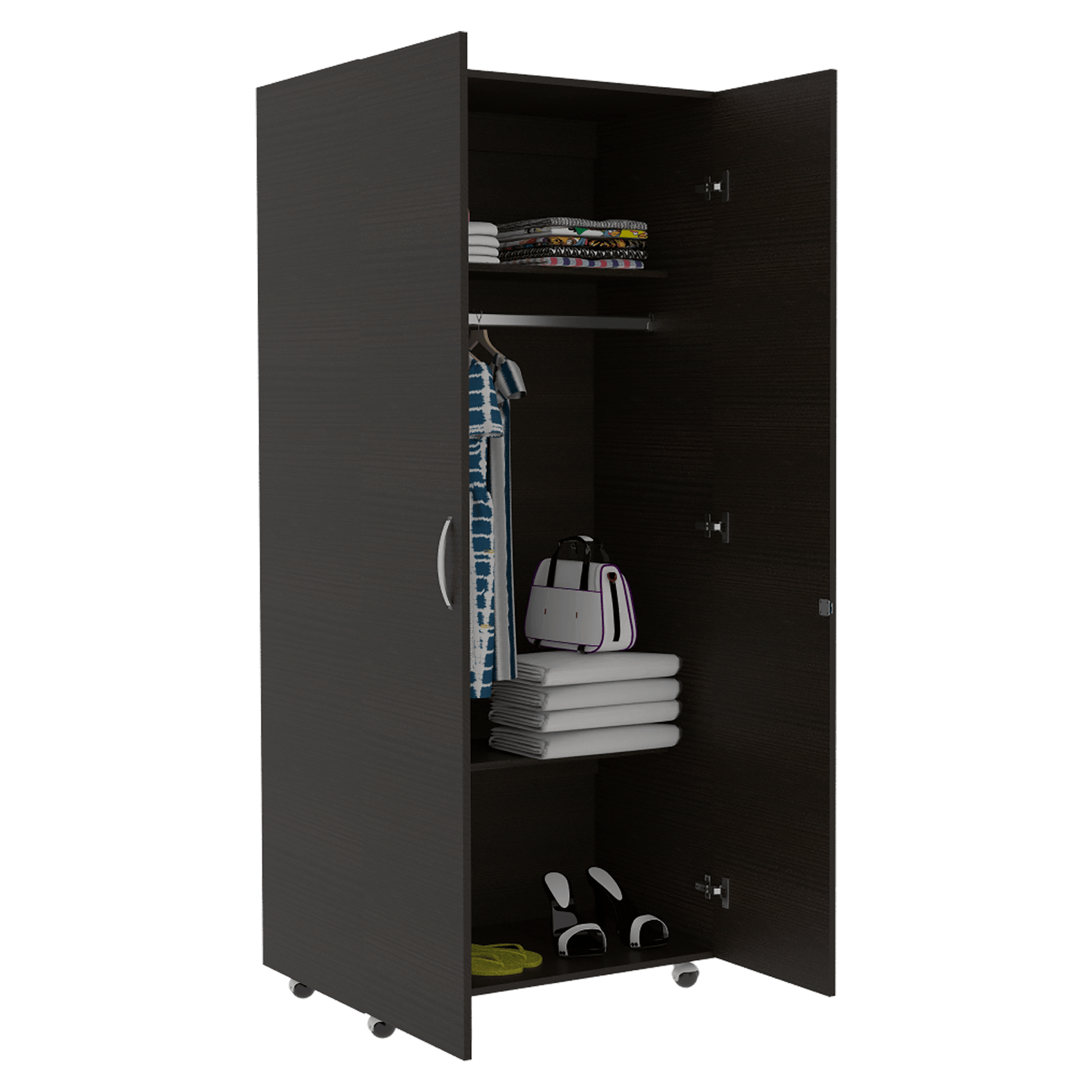 Ropero Hogar Basic 180 X 80 X 48 Rta Wengue