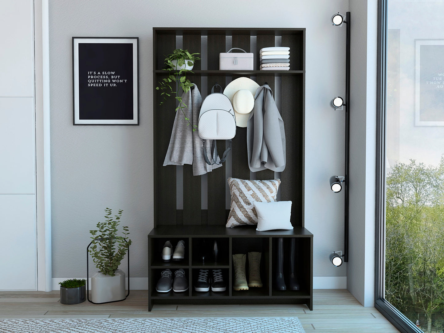 Mueble Recibidor Beijing Rta Wengue