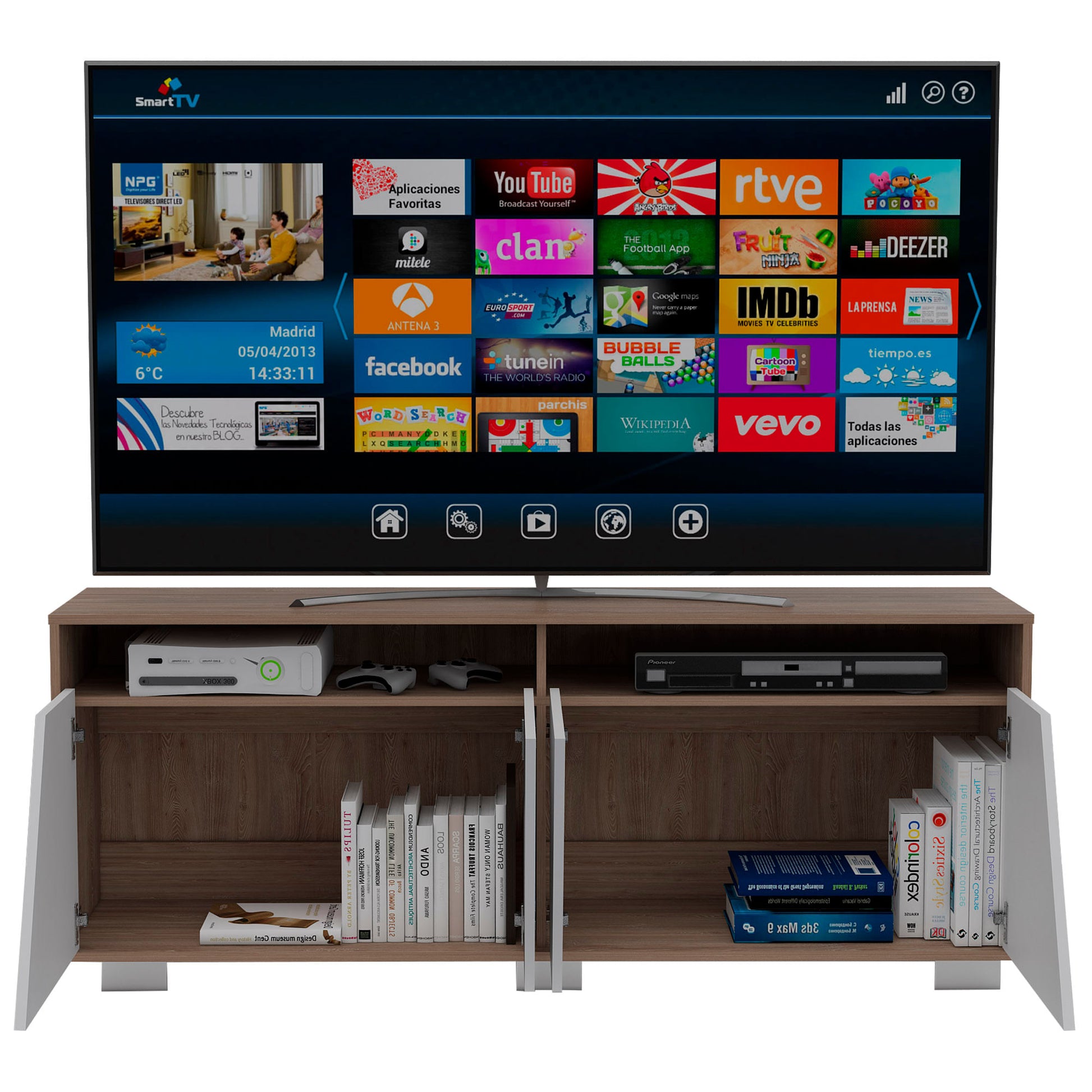 Rack Tv Fraktal Miel