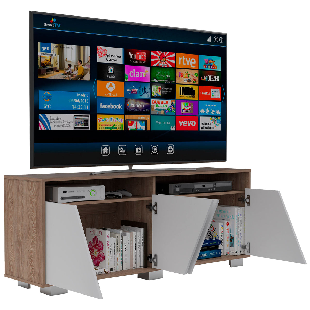Rack Tv Fraktal Miel