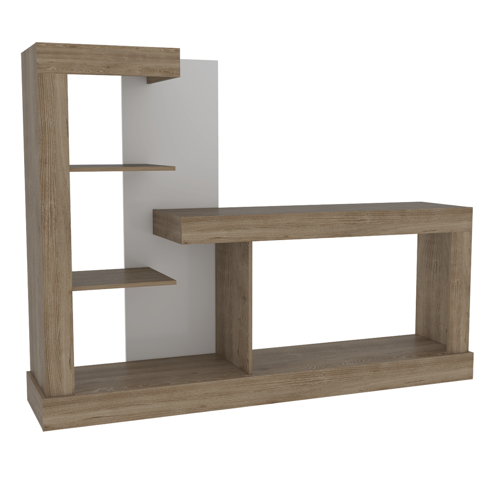 Rack Para Tv Minotti Miel+Blanco