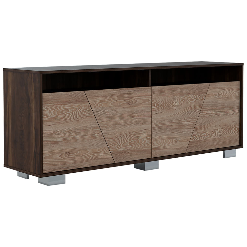 Rack Para Tv Fraktal Nogal+Miel