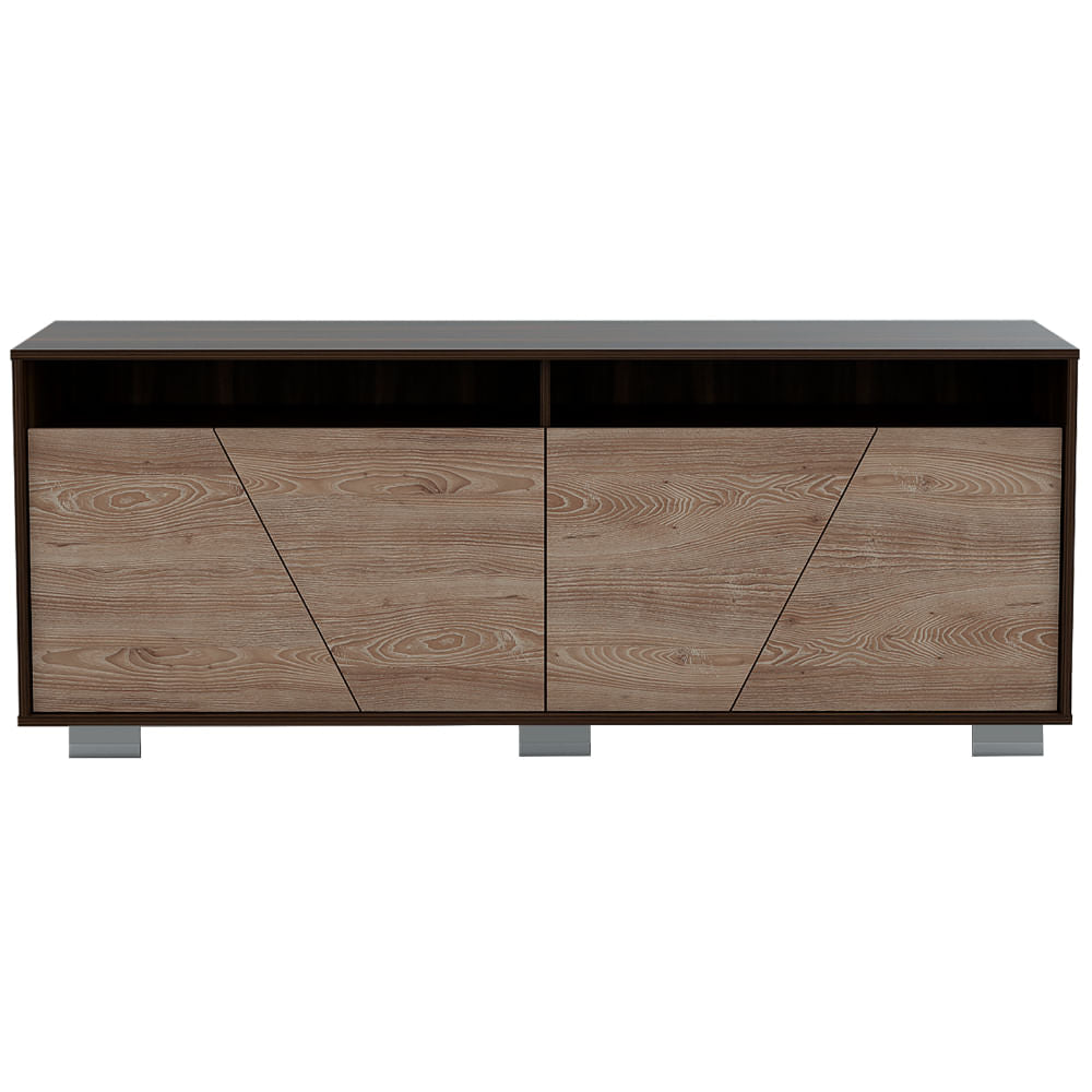 Rack Para Tv Fraktal Nogal+Miel