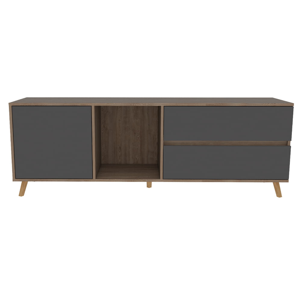 Rack Para Tv Salem Miel+Plomo