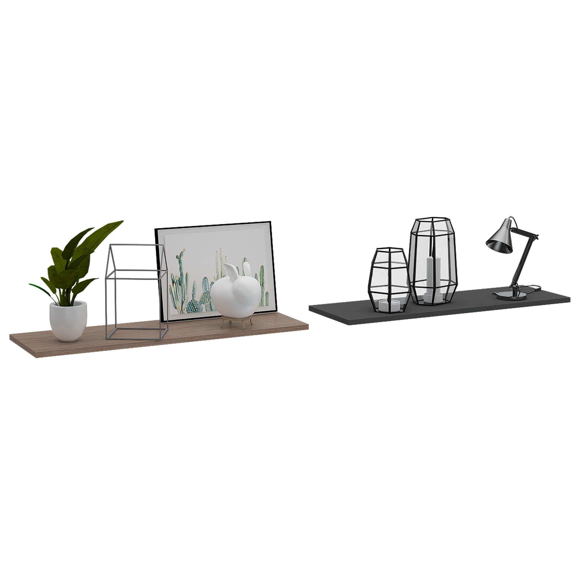 Repisa Wall Z 160X25 Vassel Rta Meiel Plomo
