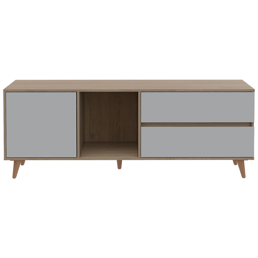 Rack Para Tv Acacia Rovere-Blanco