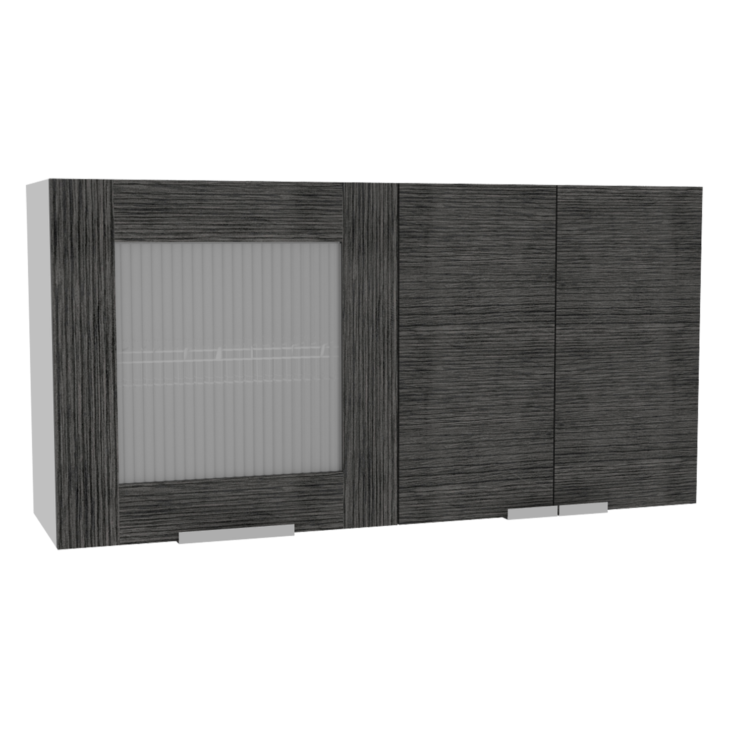Mueble Superior Fendi Rta Blanco + Roble Gris