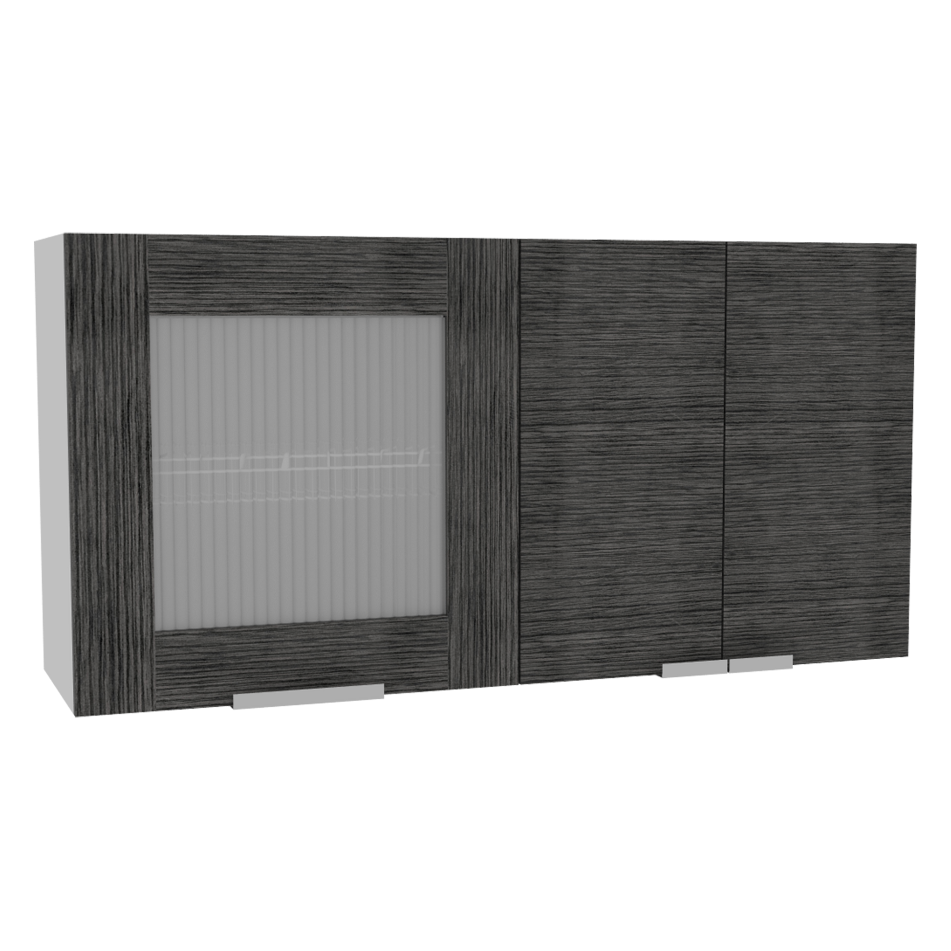 Mueble Superior Fendi Rta Blanco + Roble Gris