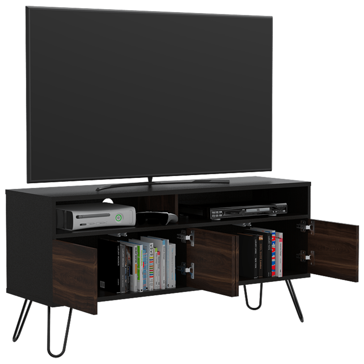 Rack Tv Vassel Rta Wengue-Nogal