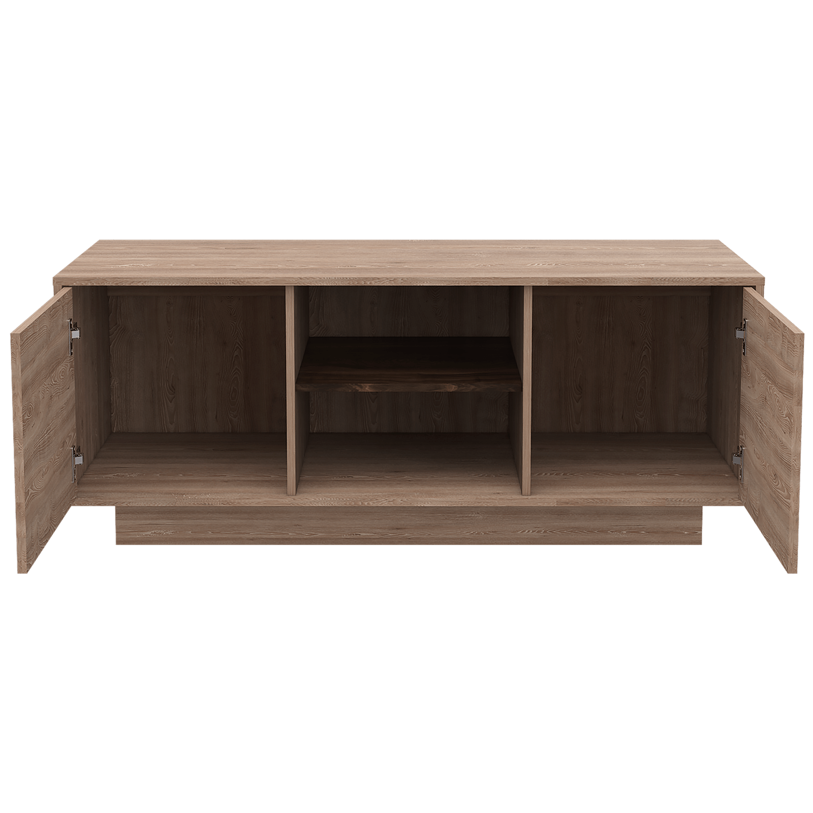 Rack Para Tv Coralina Rta Miel + Nogal