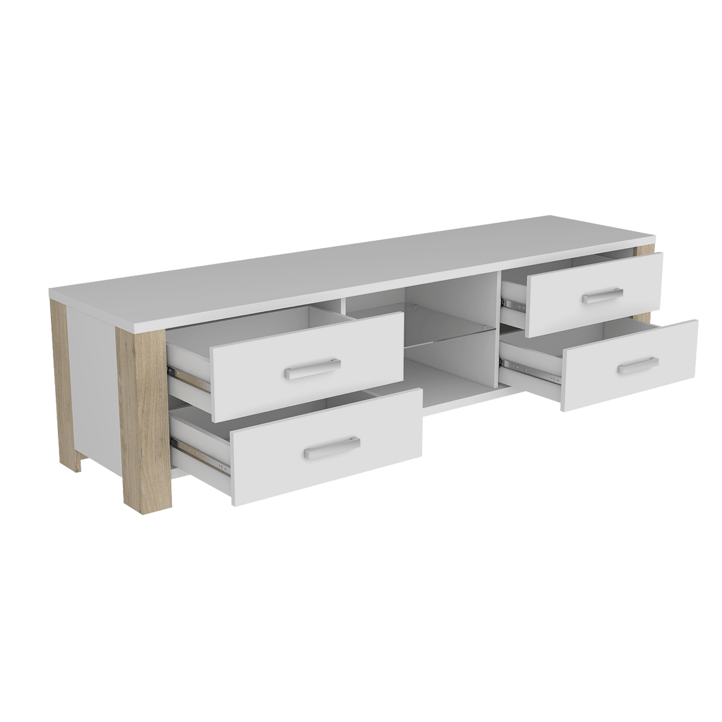 Rack Para Tv Athina Blanco+Rovere