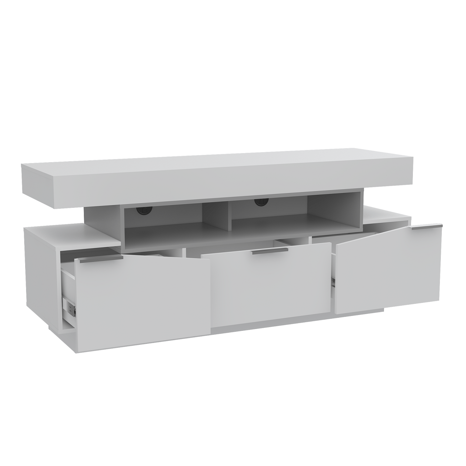 Rack Para Tv Porto Blanco+Plomo