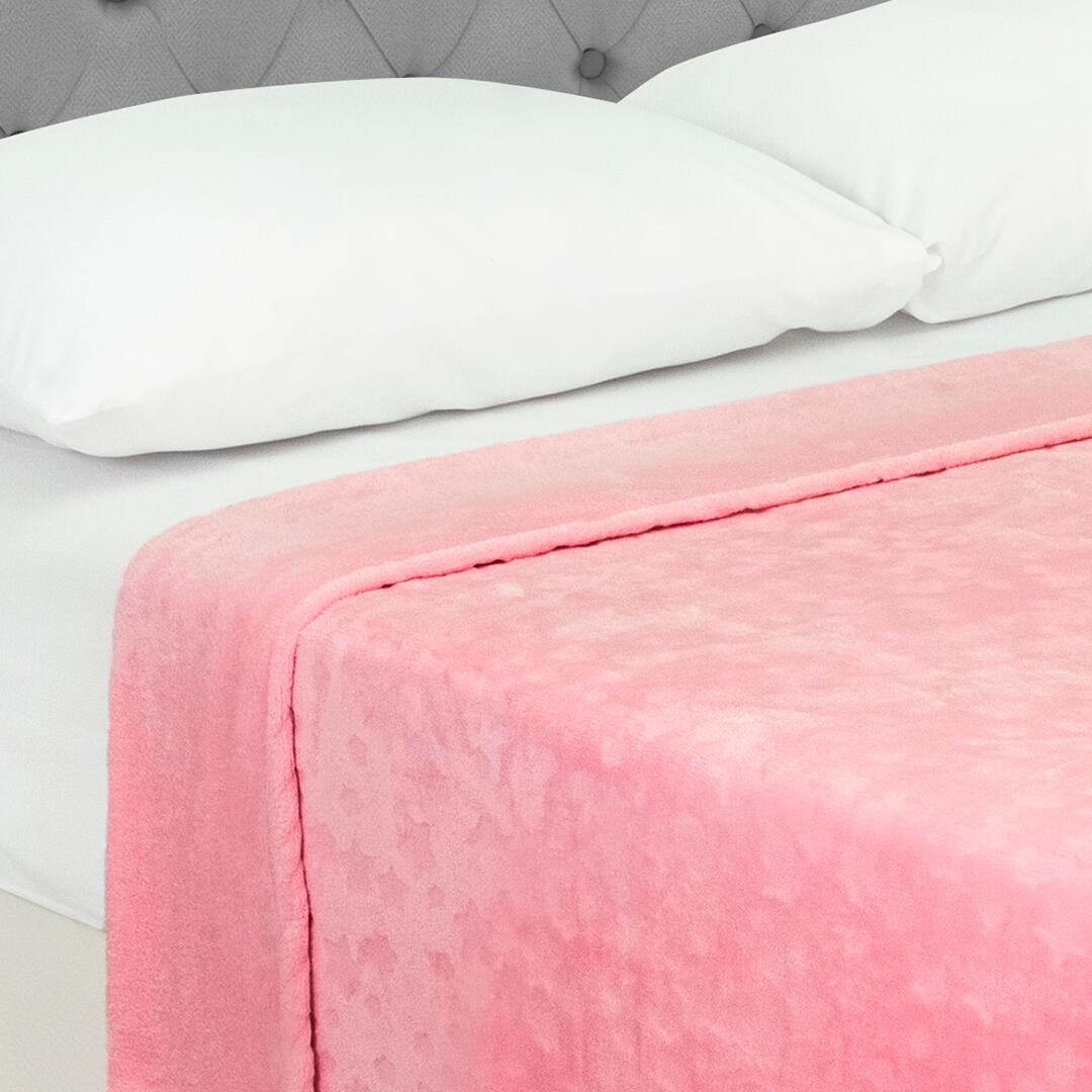 Cobija Comfortsoft Rosado Estrellas Suave