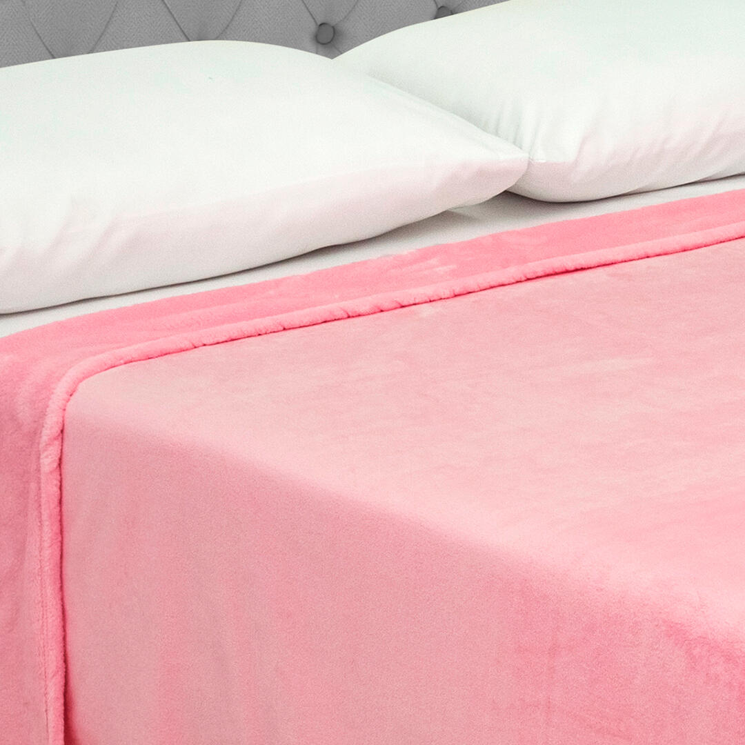 Cobija Piel Durazno Soft Rosado Suave