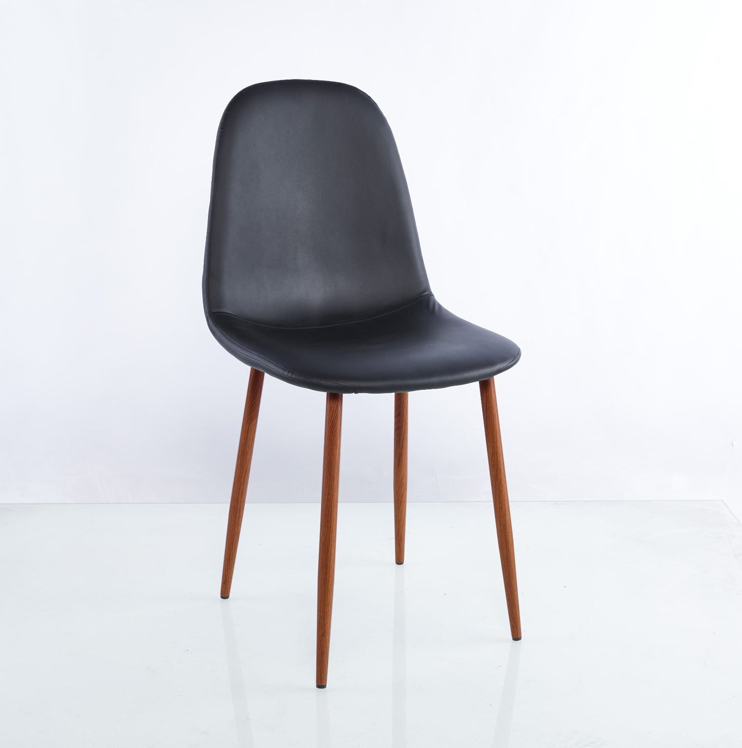 Silla Concept Negra/Café Set X 4 Unidades