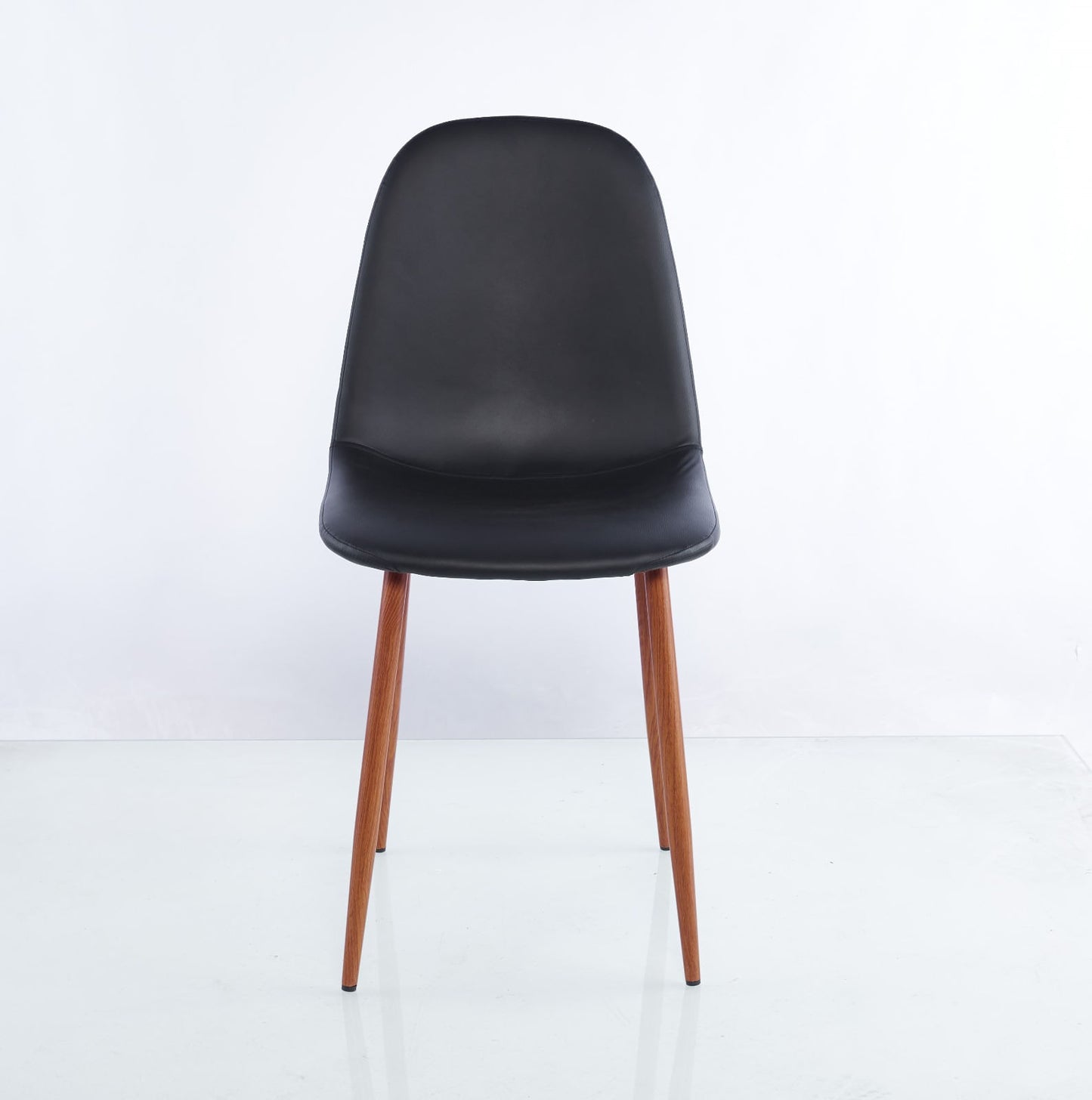 Silla Concept Negra/Café Set X 4 Unidades