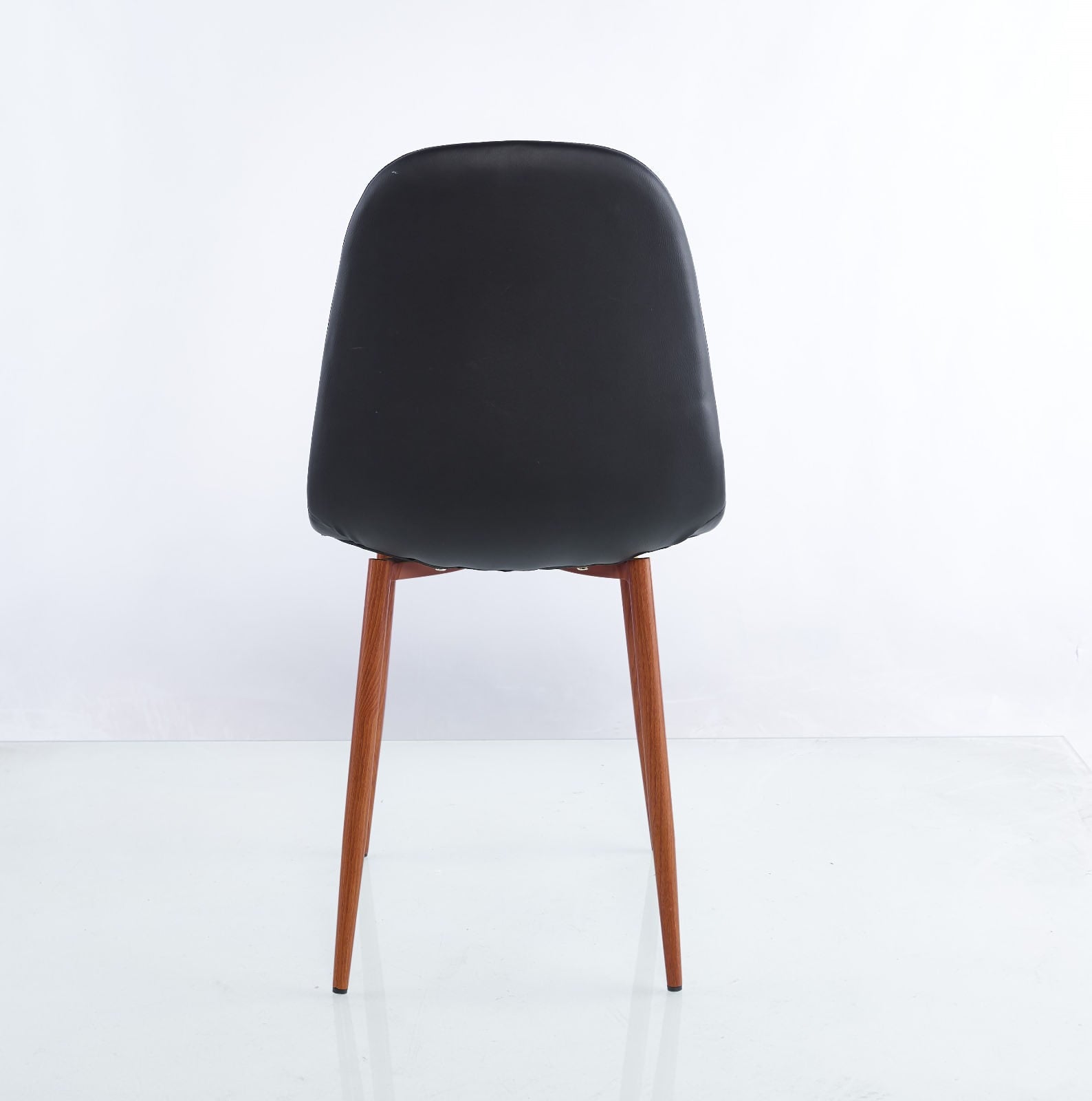 Silla Concept Negra/Café Set X 4 Unidades